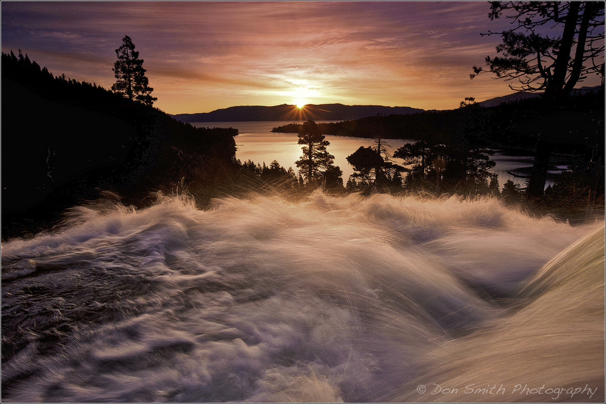 Canon EF 16-35mm F2.8L USM sample photo. Sunrise, eagle falls photography