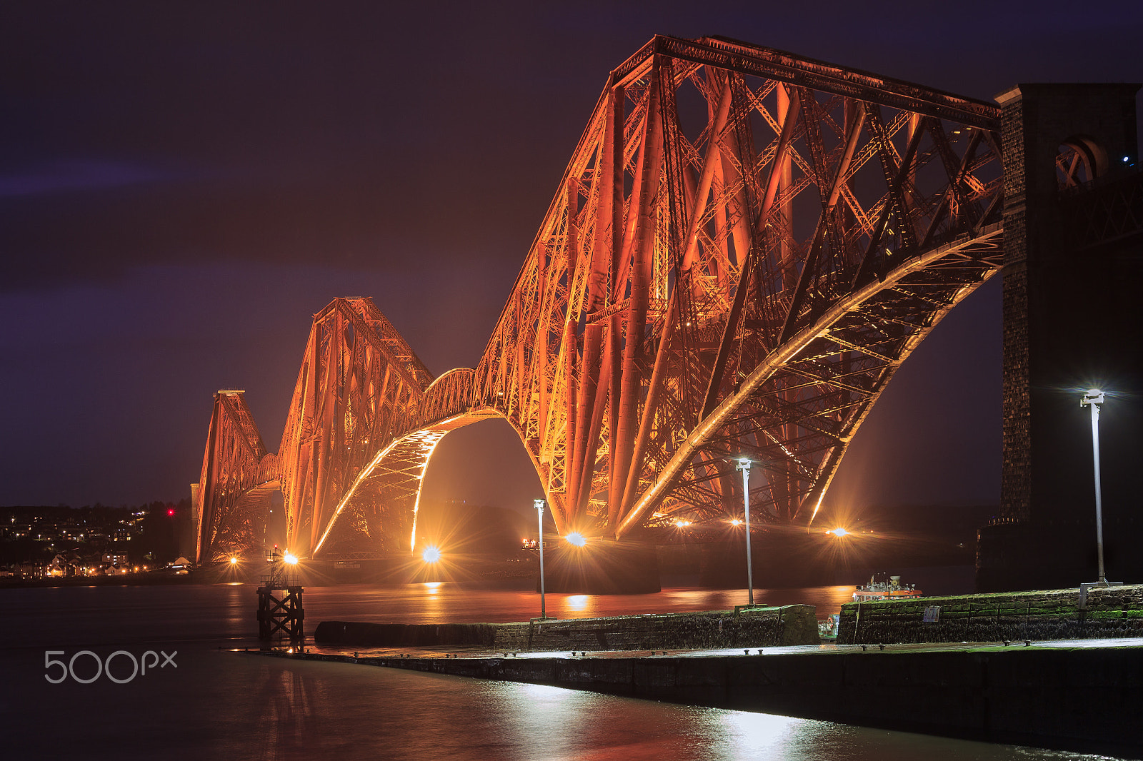 Canon EF-S 55-250mm F4-5.6 IS STM sample photo. Forth rail bridge photography