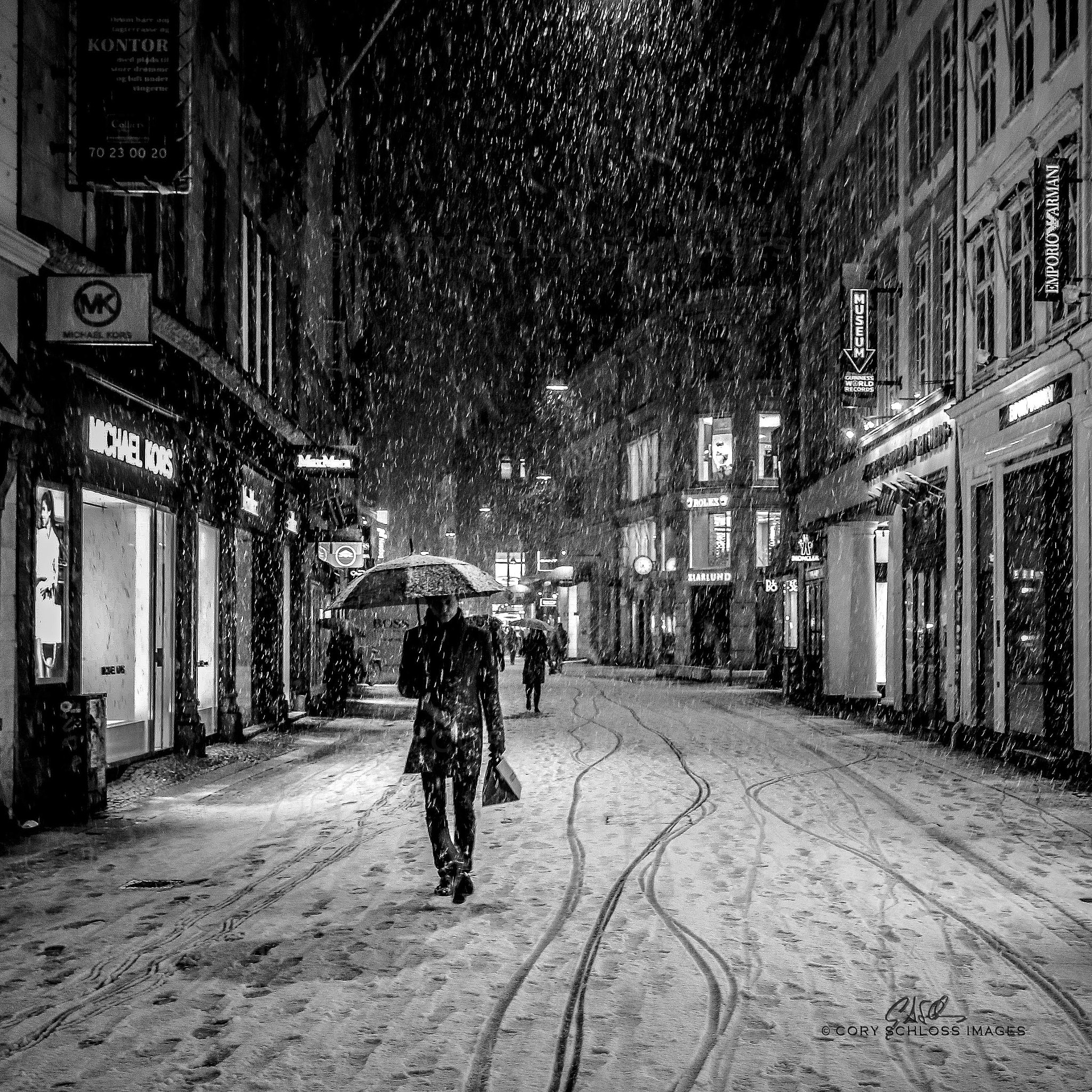 Canon EOS 70D + Canon EF 11-24mm F4L USM sample photo. Snowfall copenhagen photography