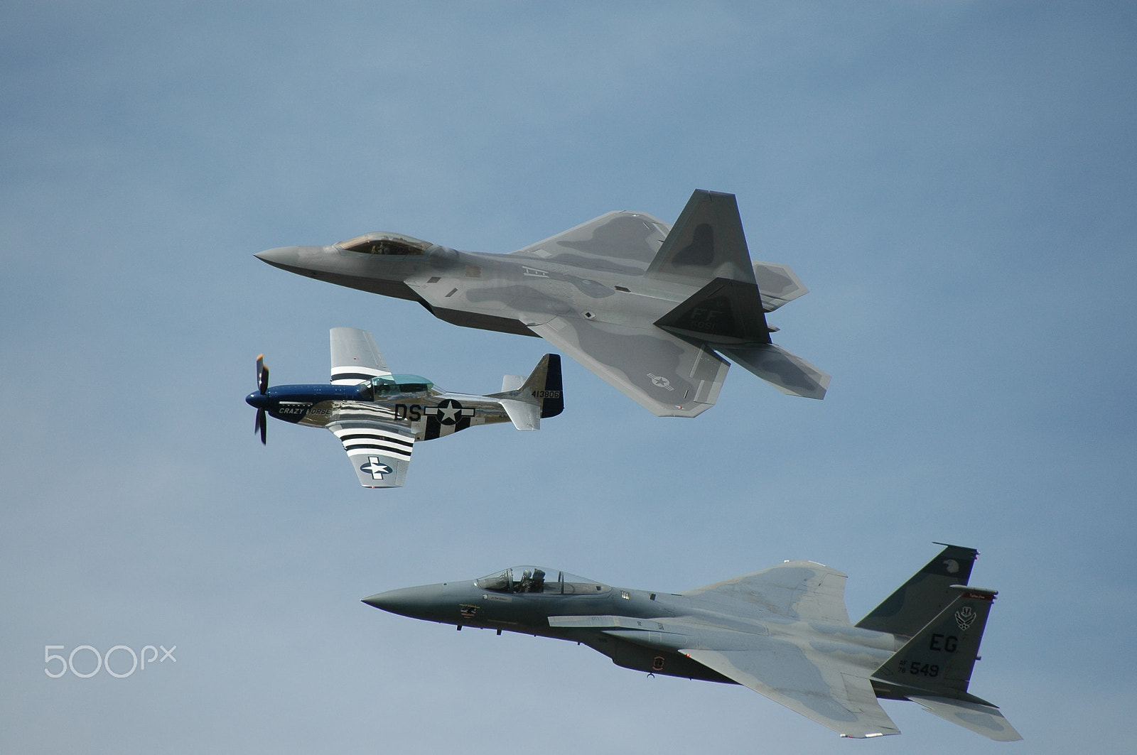 Nikon D70 sample photo. Air show trio photography