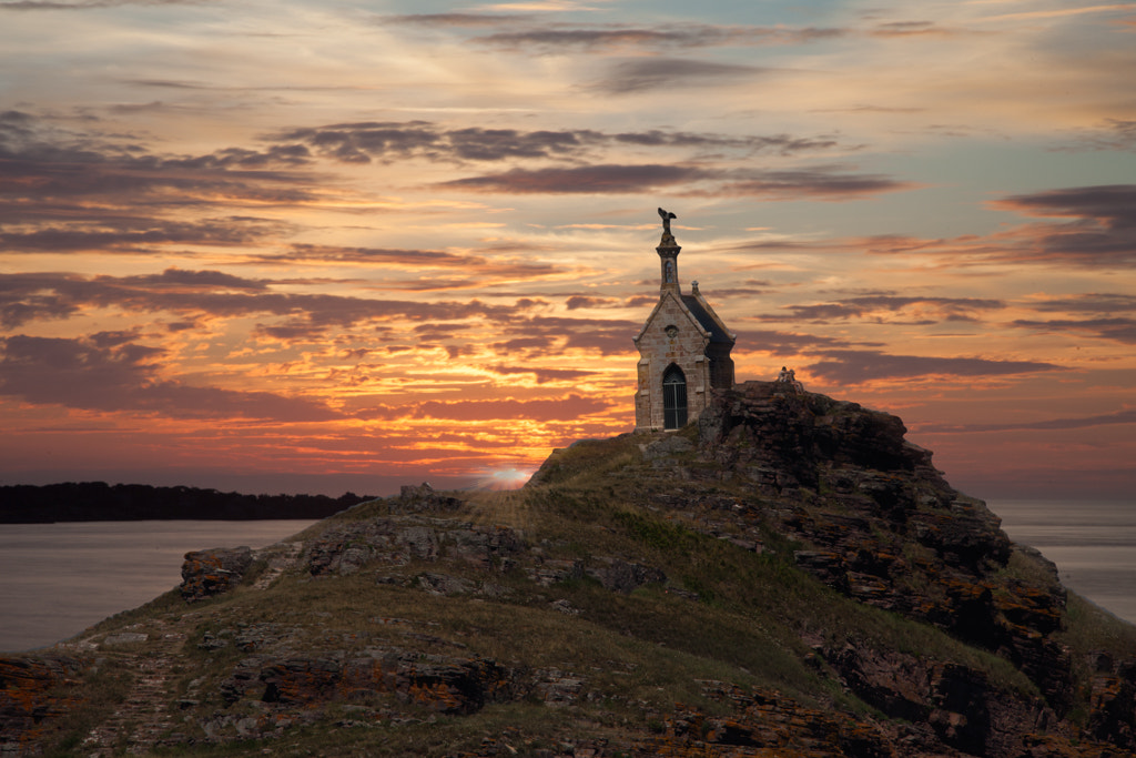 Canon EOS 5D Mark II sample photo. The chapel in the last light photography