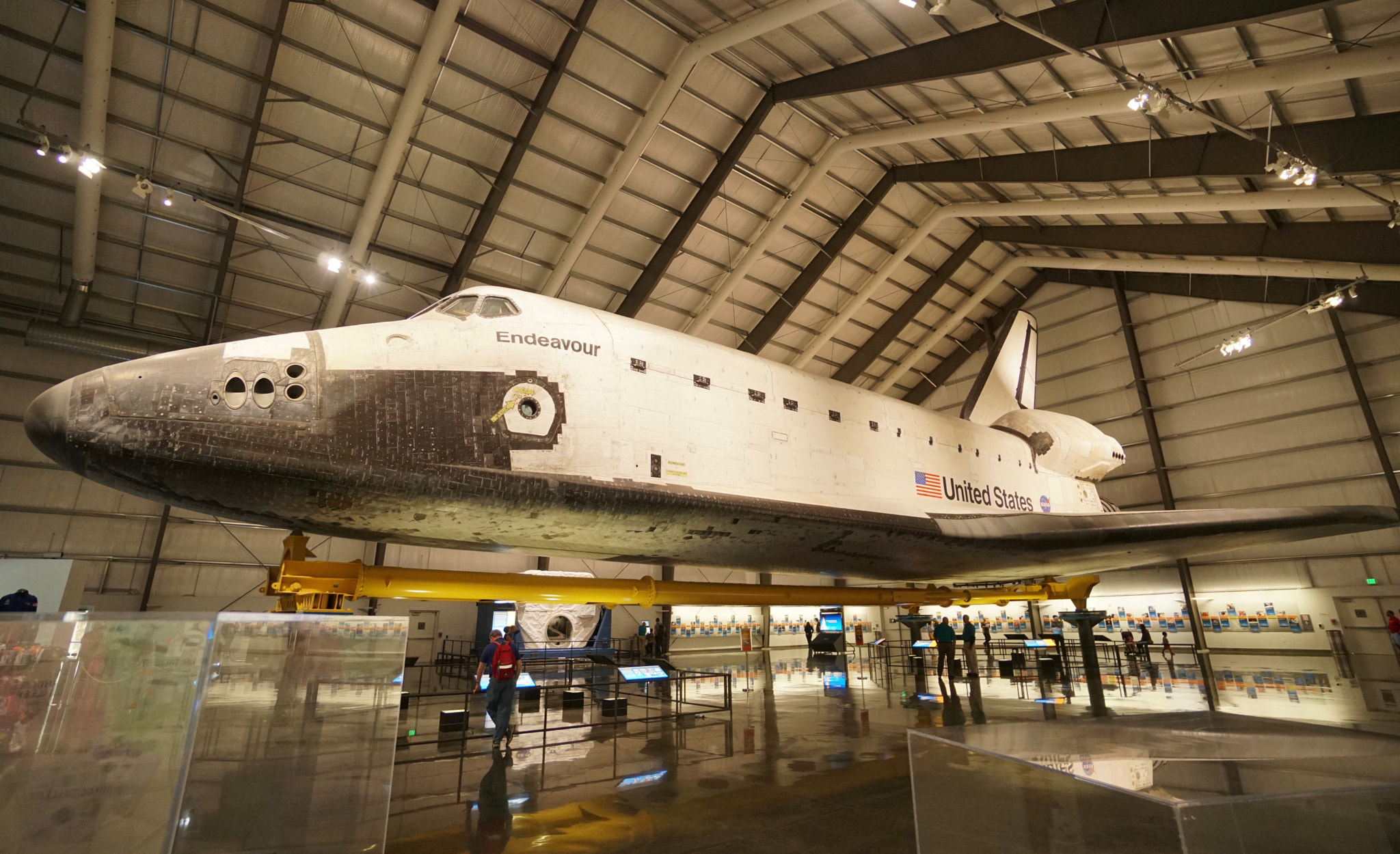 Sony a6300 sample photo. Endeavour, california science center photography