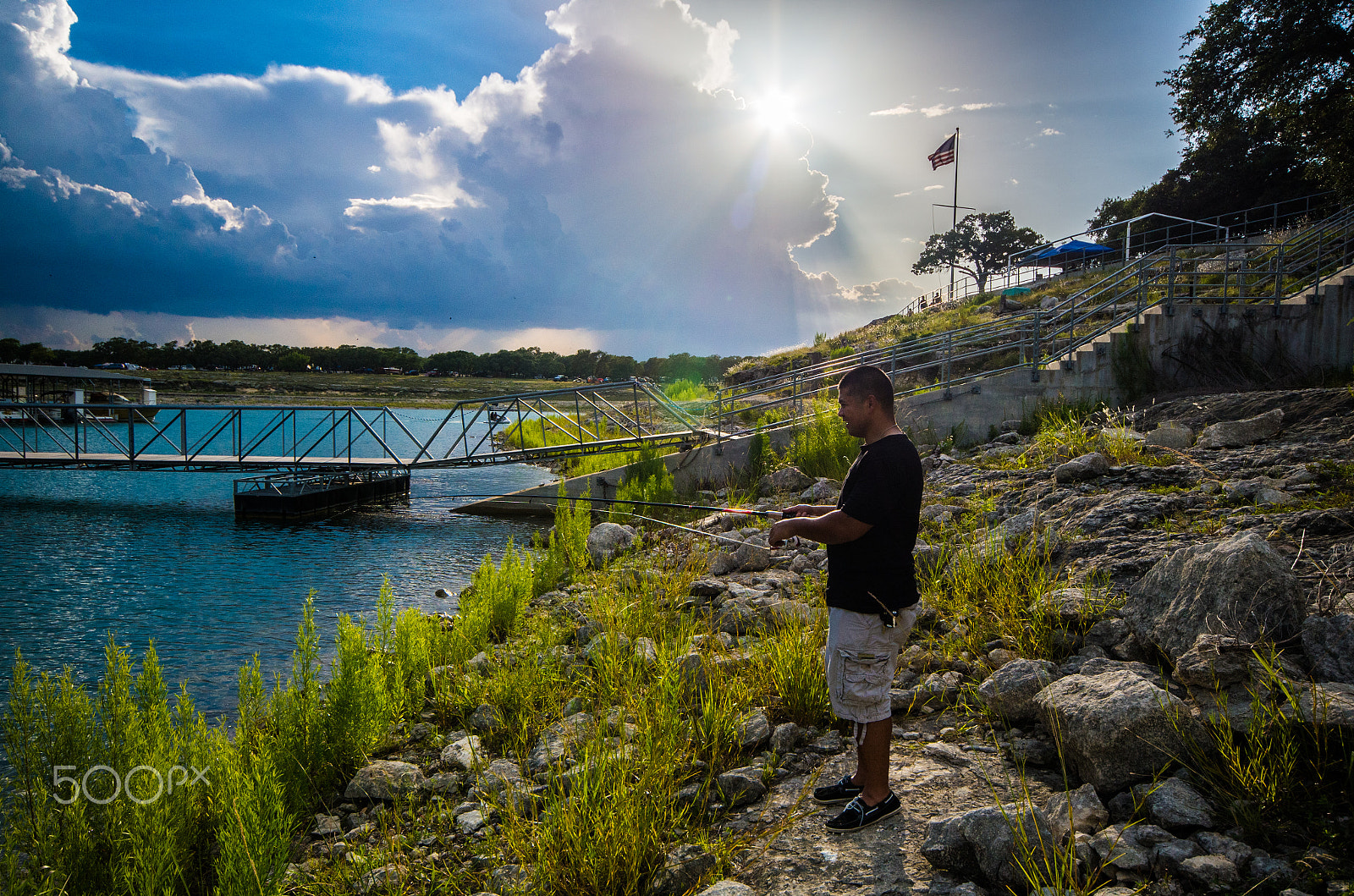 Pentax K-30 sample photo. 2014: independence day fishing photography