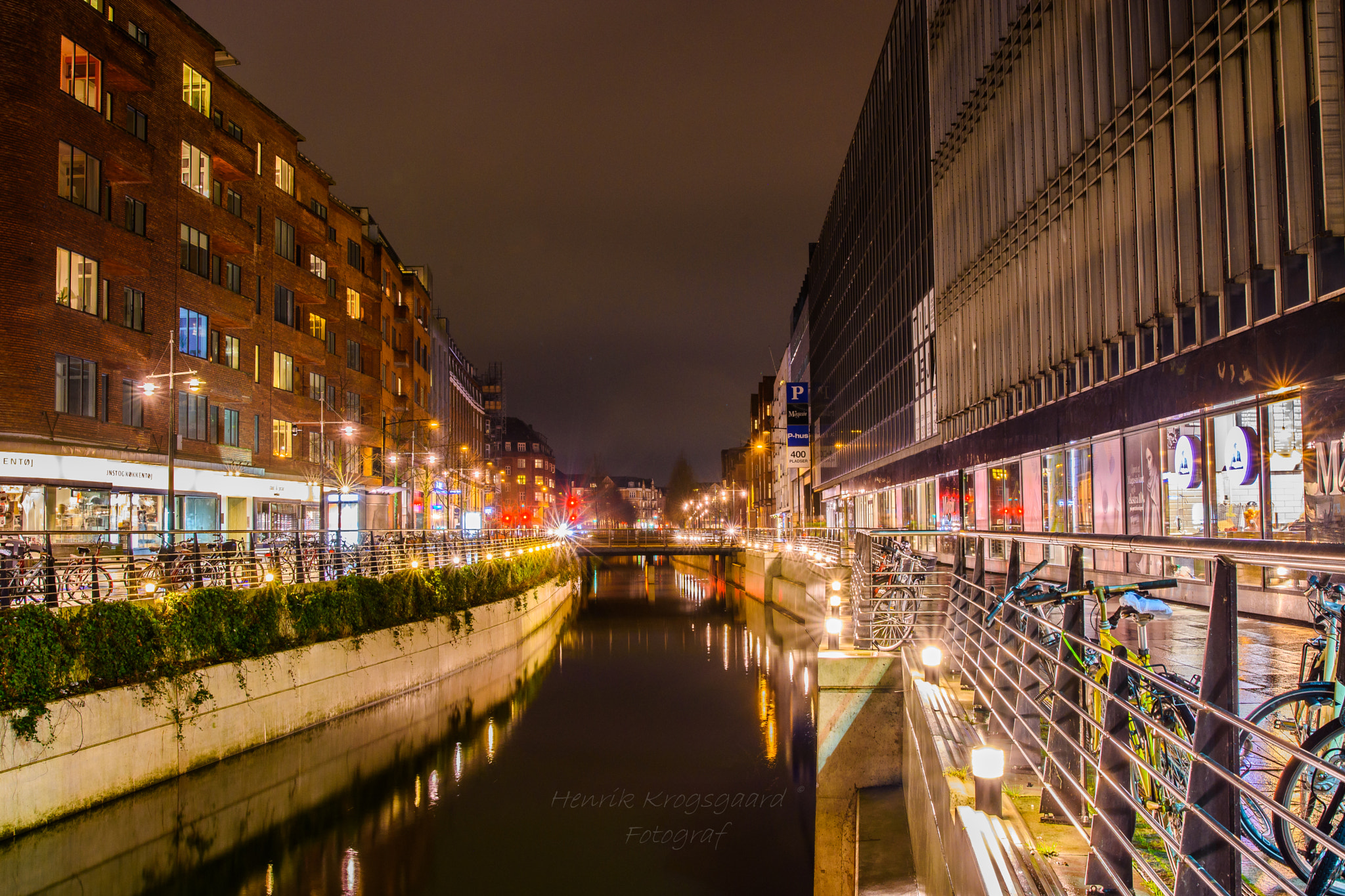 Nikon D7200 sample photo. Århus by night photography