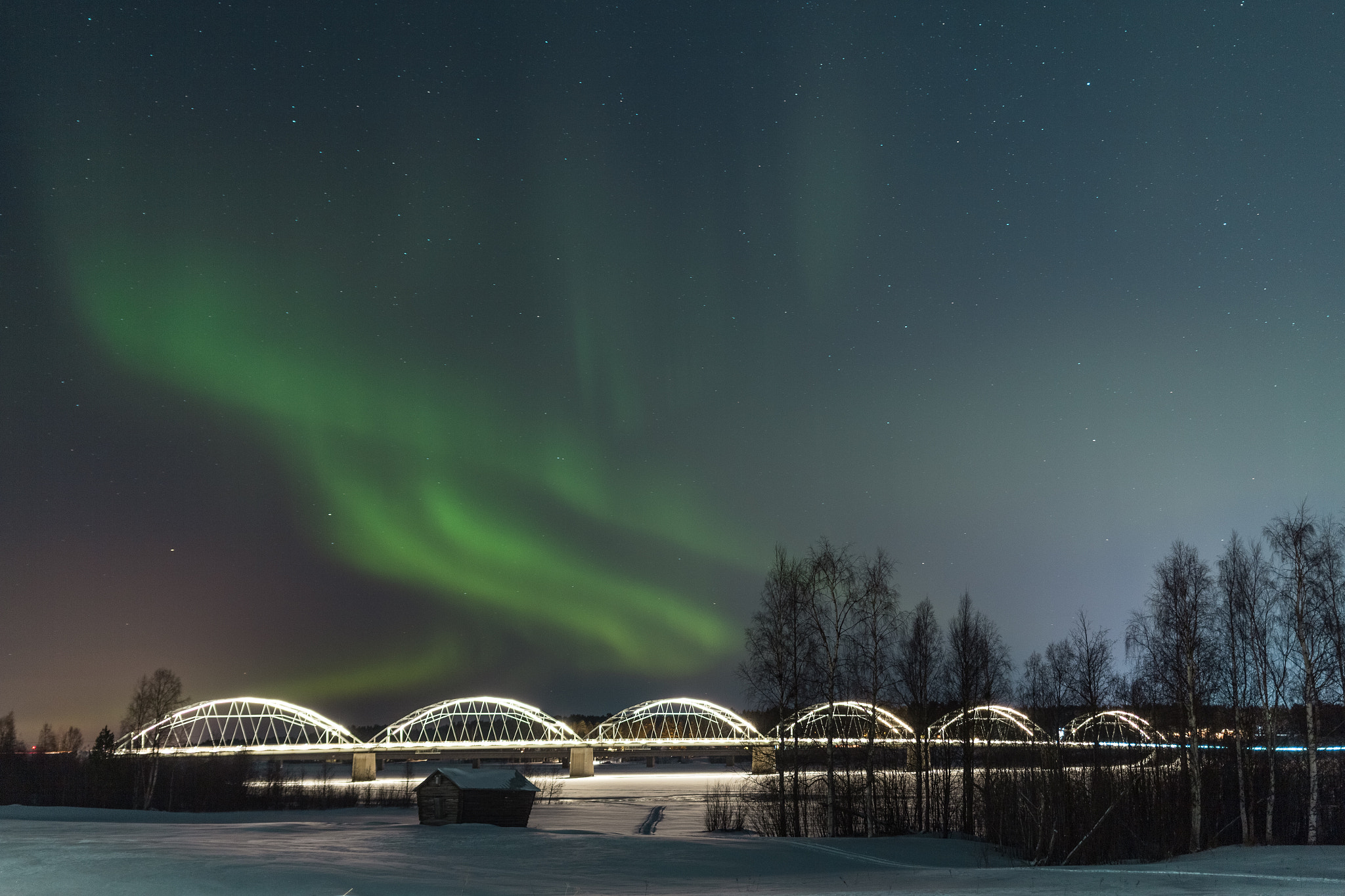 Sigma 18-35mm f/1.8 DC HSM sample photo. Northern lights photography