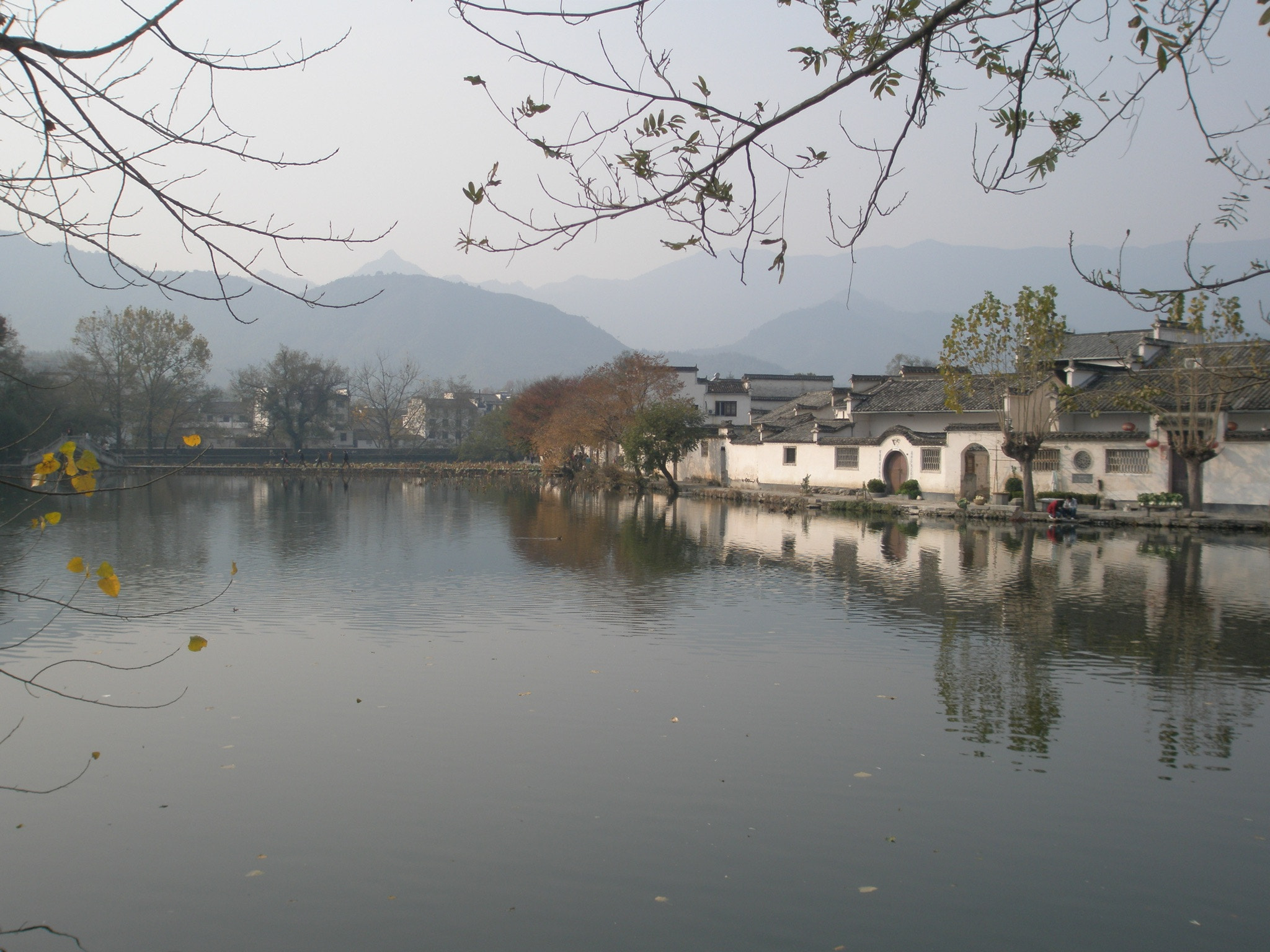 Olympus FE300,X830 sample photo. Beautiful and quiet village in hongcun 2009 photography