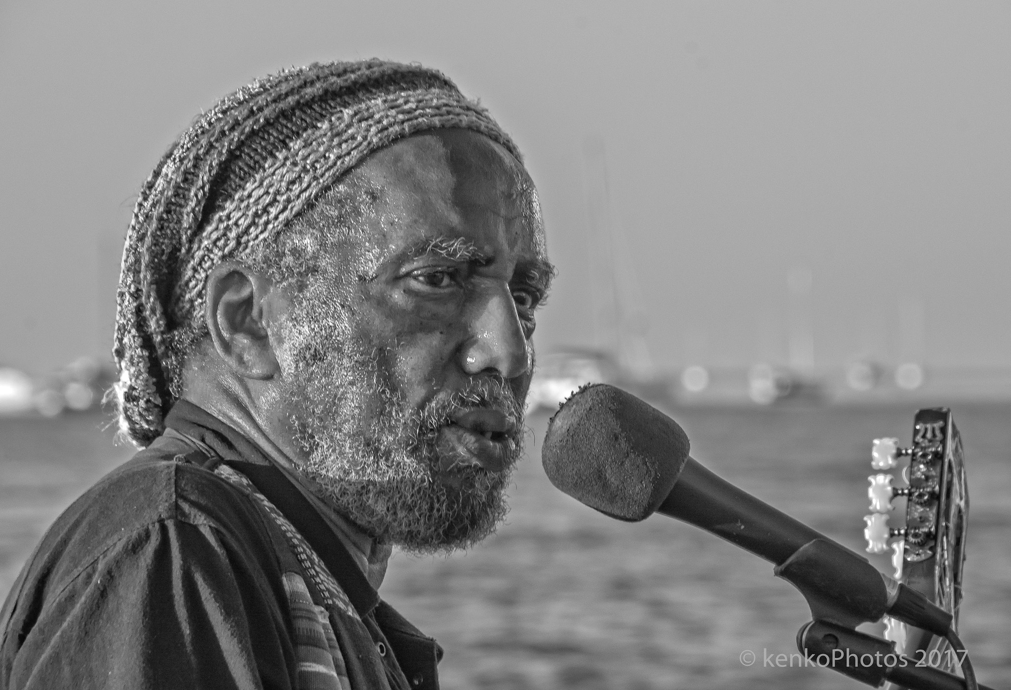 Sigma 18-250mm F3.5-6.3 DC Macro OS HSM sample photo. Key west sunset musician photography
