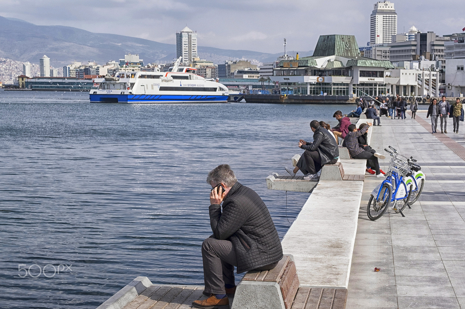 Fujifilm X-T1 sample photo. Konak promenade & ferry station(dscf9536-1.jpg) photography