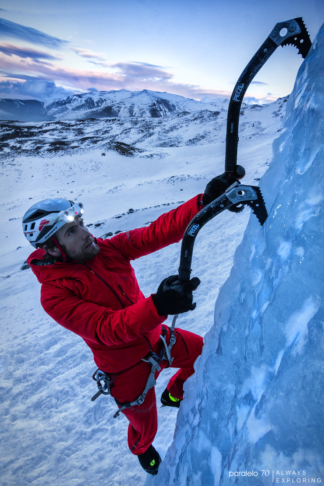 Canon EOS 7D sample photo. Climbing in ice photography