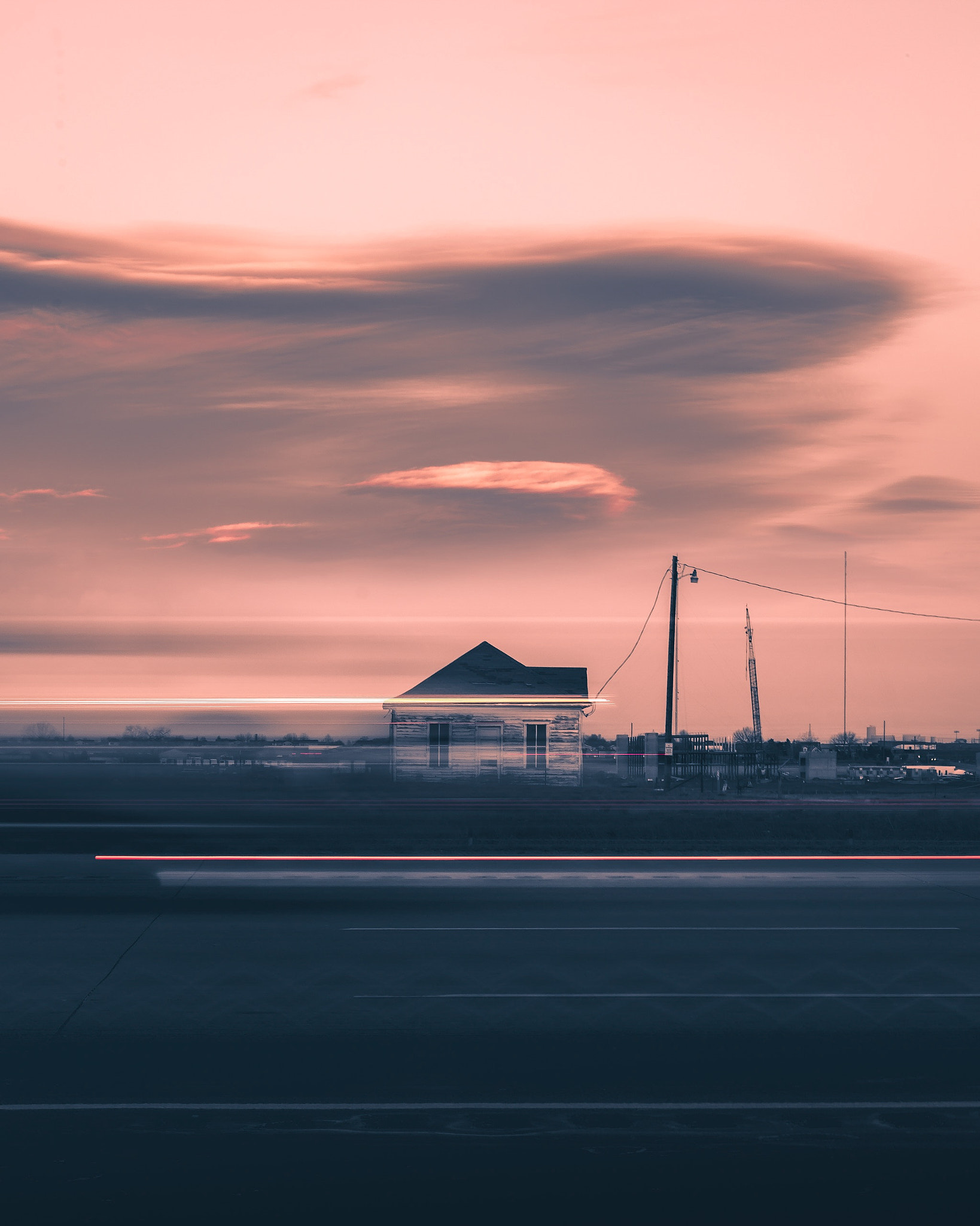 HD Pentax DA 55-300mm F4.0-5.8 ED WR sample photo. Pink houses photography