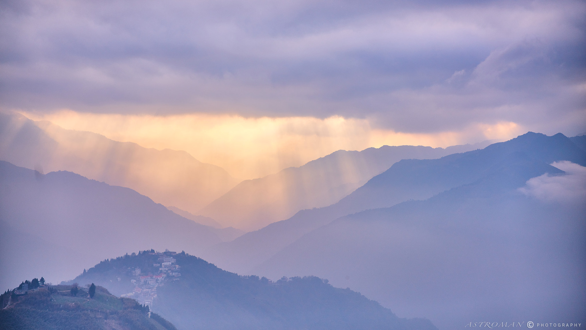 DT 40mm F2.8 SAM sample photo. La la shan sunset photography