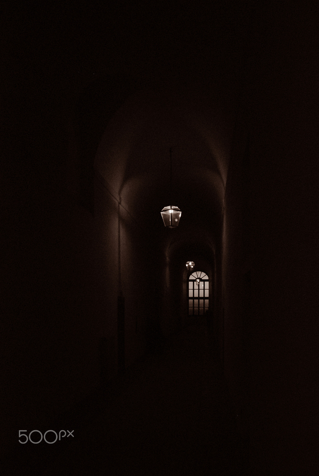 Nikon D80 sample photo. Tunnel of darkness photography