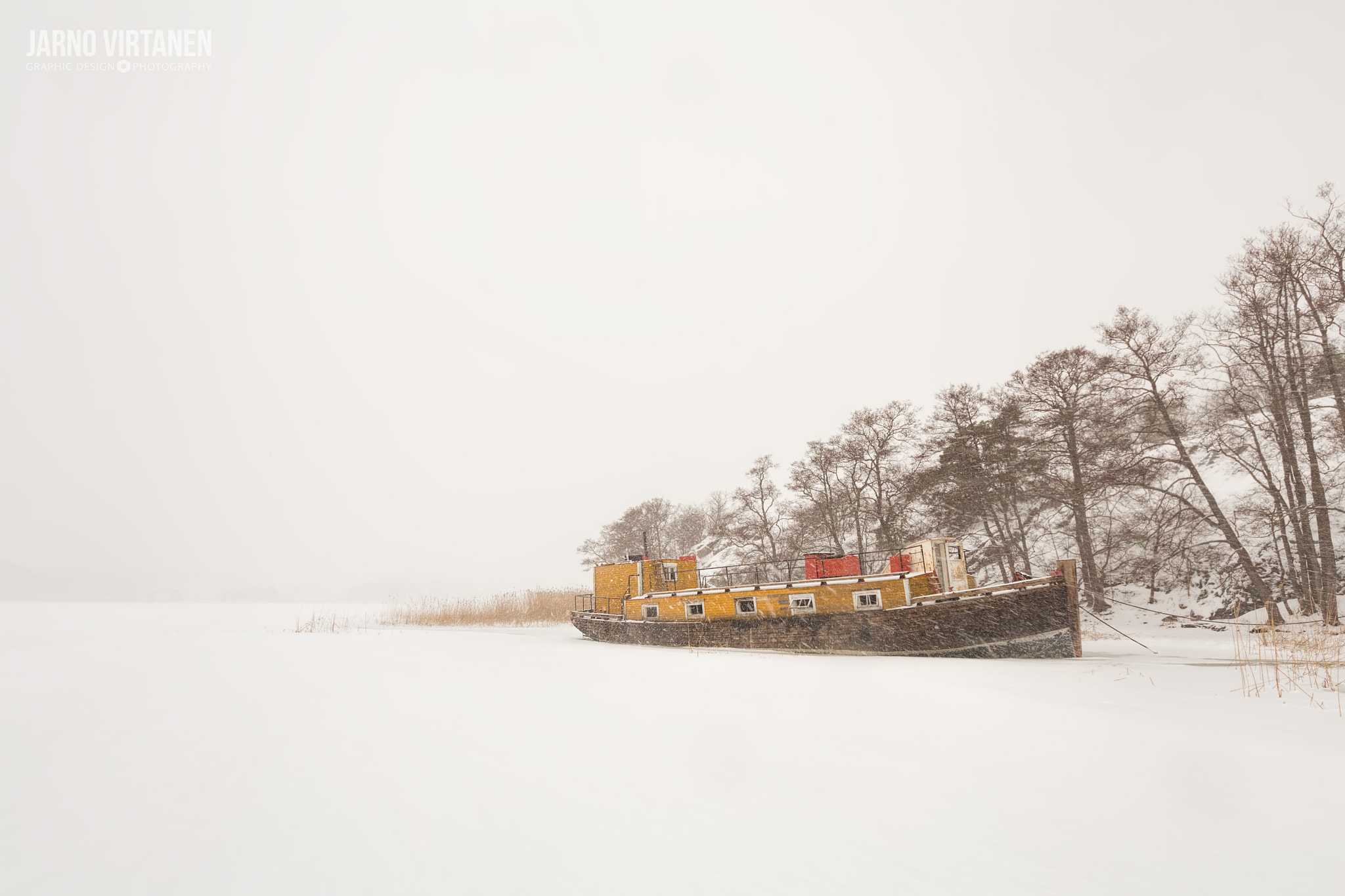Canon EOS 6D sample photo. Ghostship in snowstorm photography