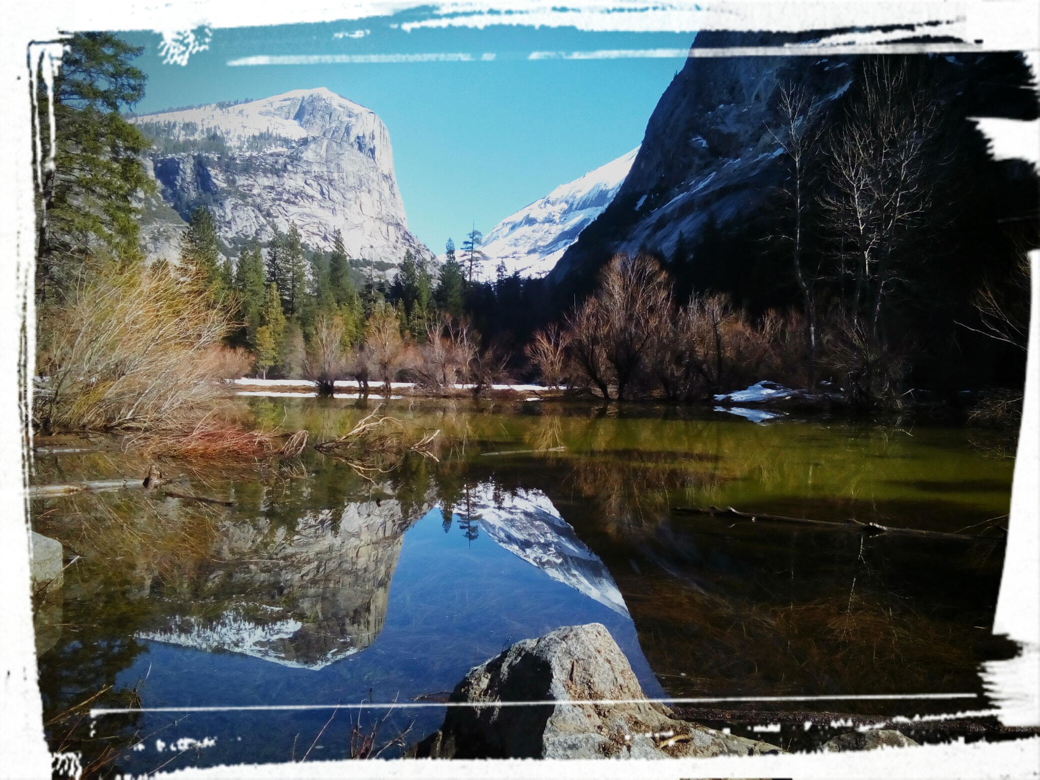 ZTE BLADE A452 sample photo. Mirror lake, yosemite photography