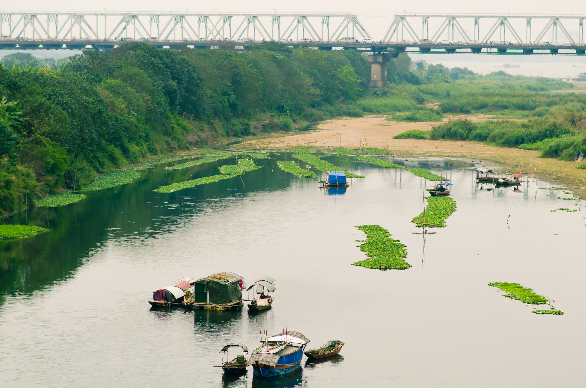 Nikon D7000 sample photo. Brigde and boats photography