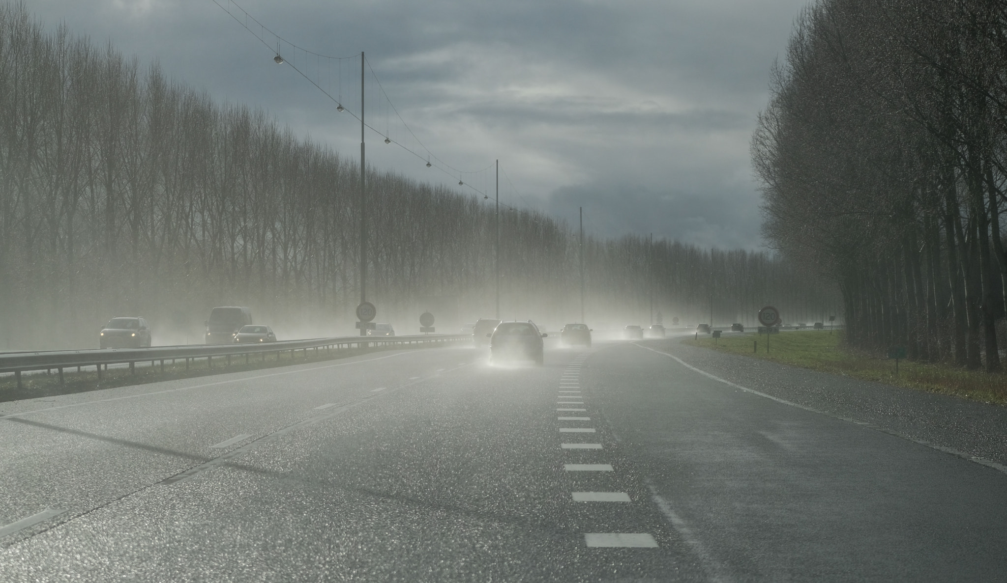 Fujifilm X-T2 sample photo. Wet road photography