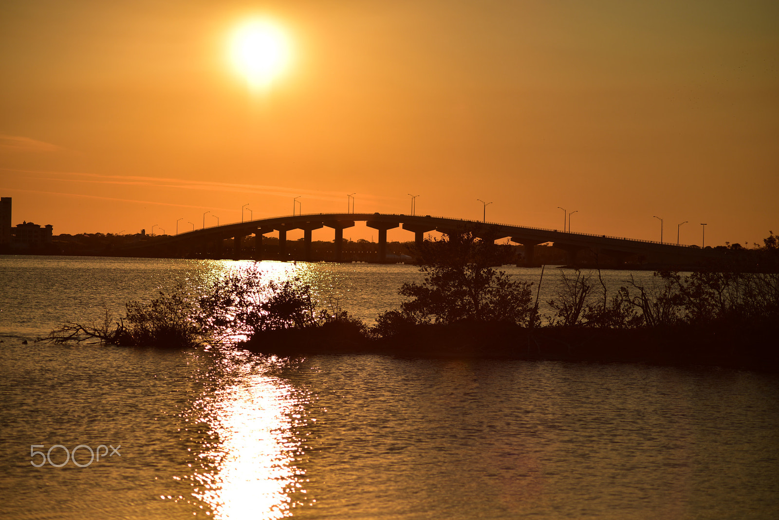 Nikon AF Nikkor 70-300mm F4-5.6G sample photo. Sunset in the florida refuge photography