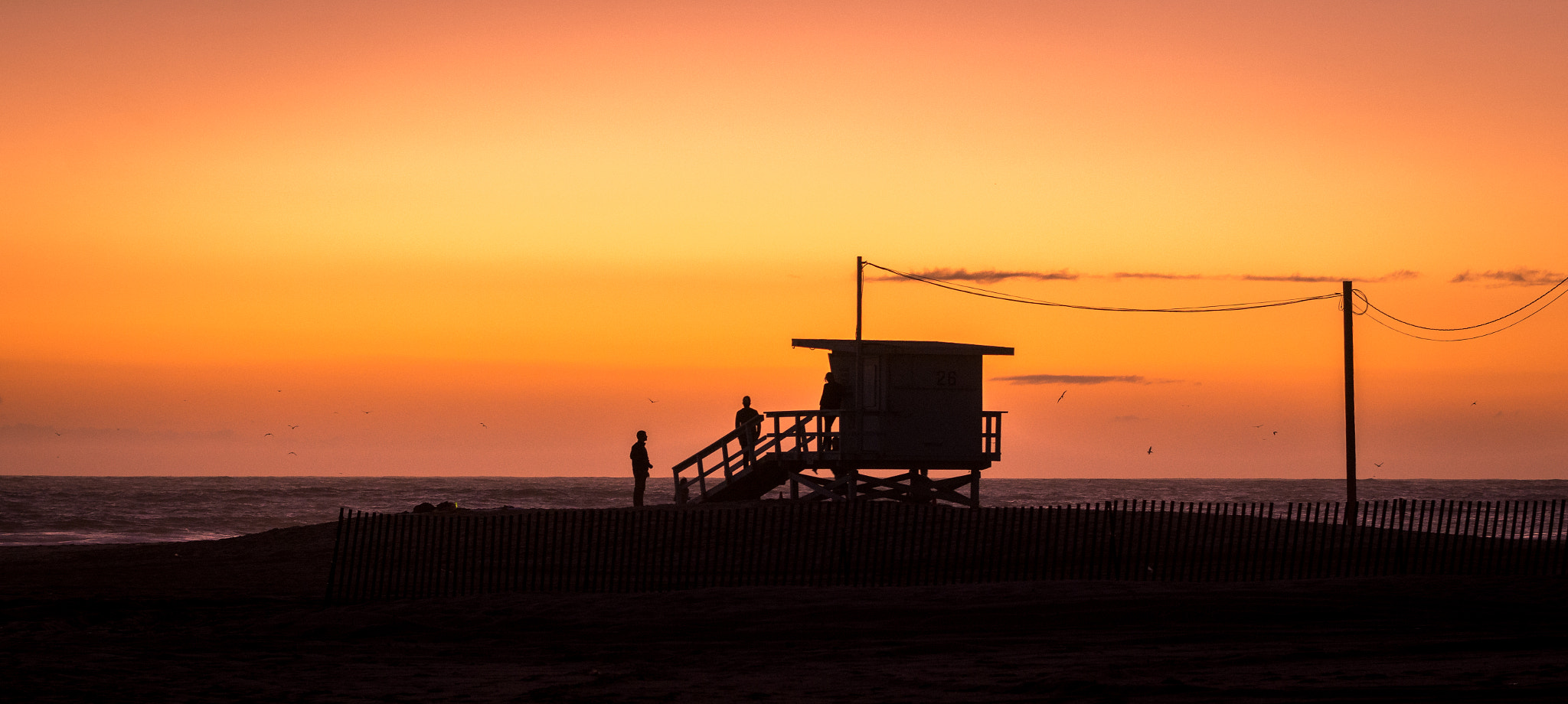 Nikon AF-S Nikkor 70-200mm F4G ED VR sample photo. Sunset near the beach photography