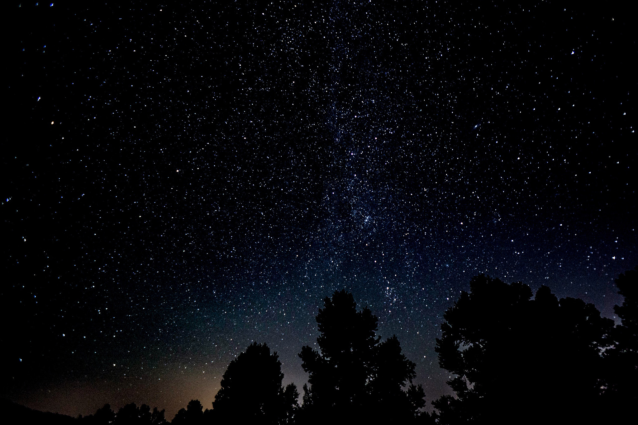 Sony a6000 sample photo. Night sky, las vegas nevada photography