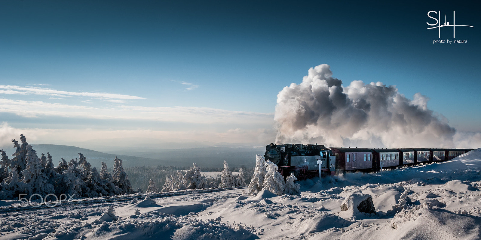 Nikon D300 sample photo. Harz train photography