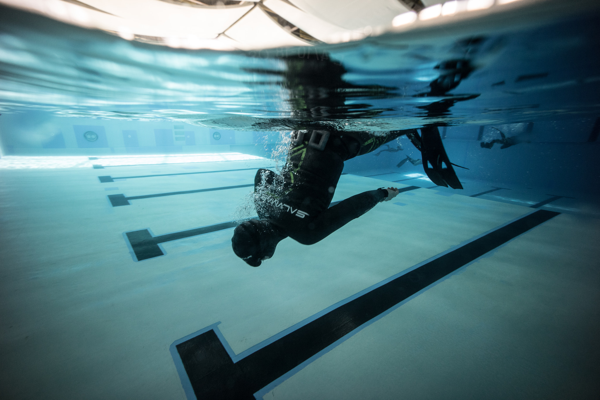 Sony a7R sample photo. Freediving training photography