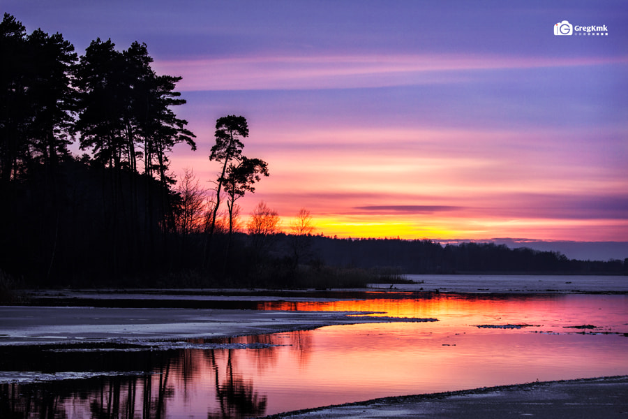 Canon EF 70-300mm F4-5.6 IS USM sample photo. Shining sunset photography