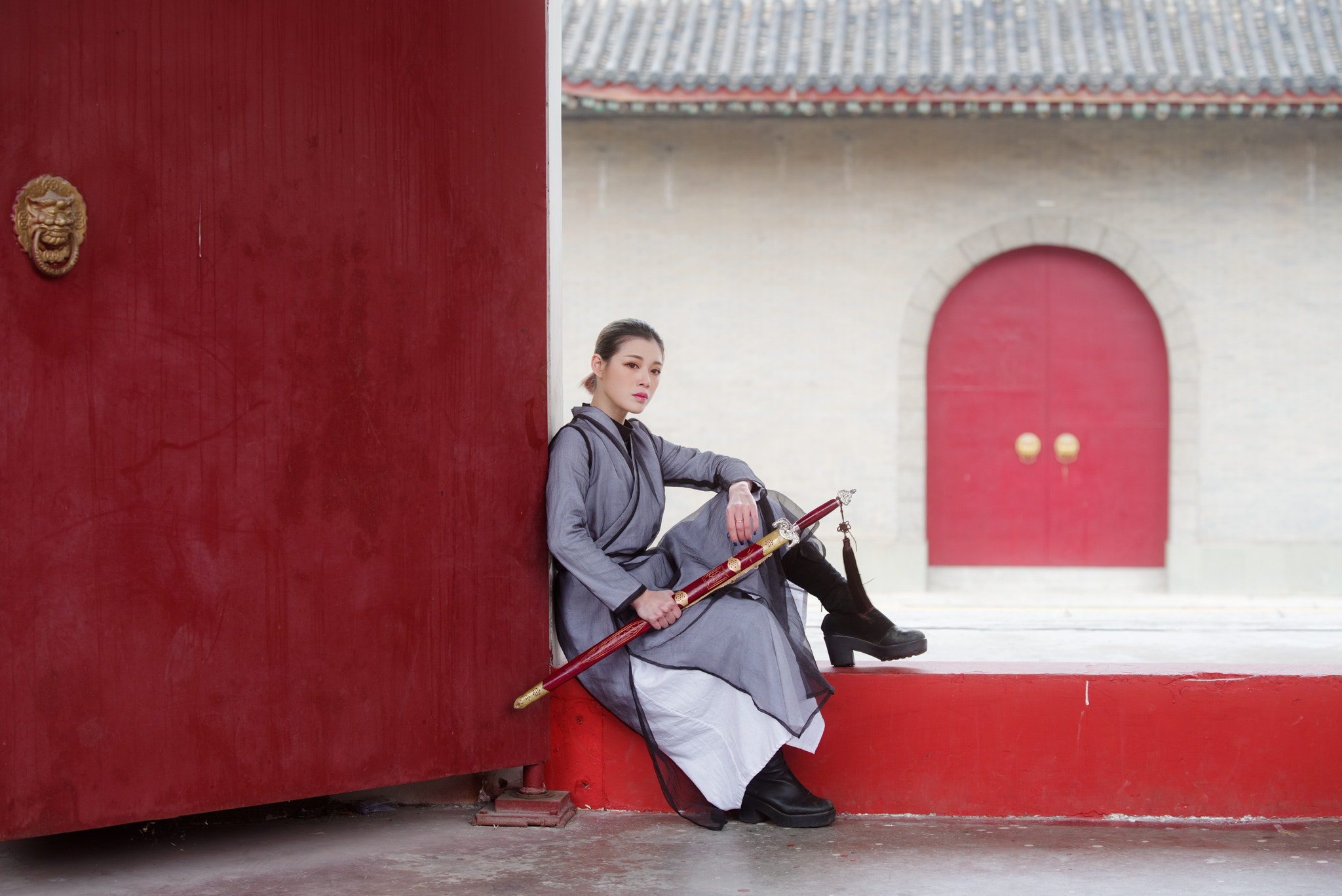 Pentax D FA* 70-200mm F2.8ED DC AW sample photo. The lady assassin photography