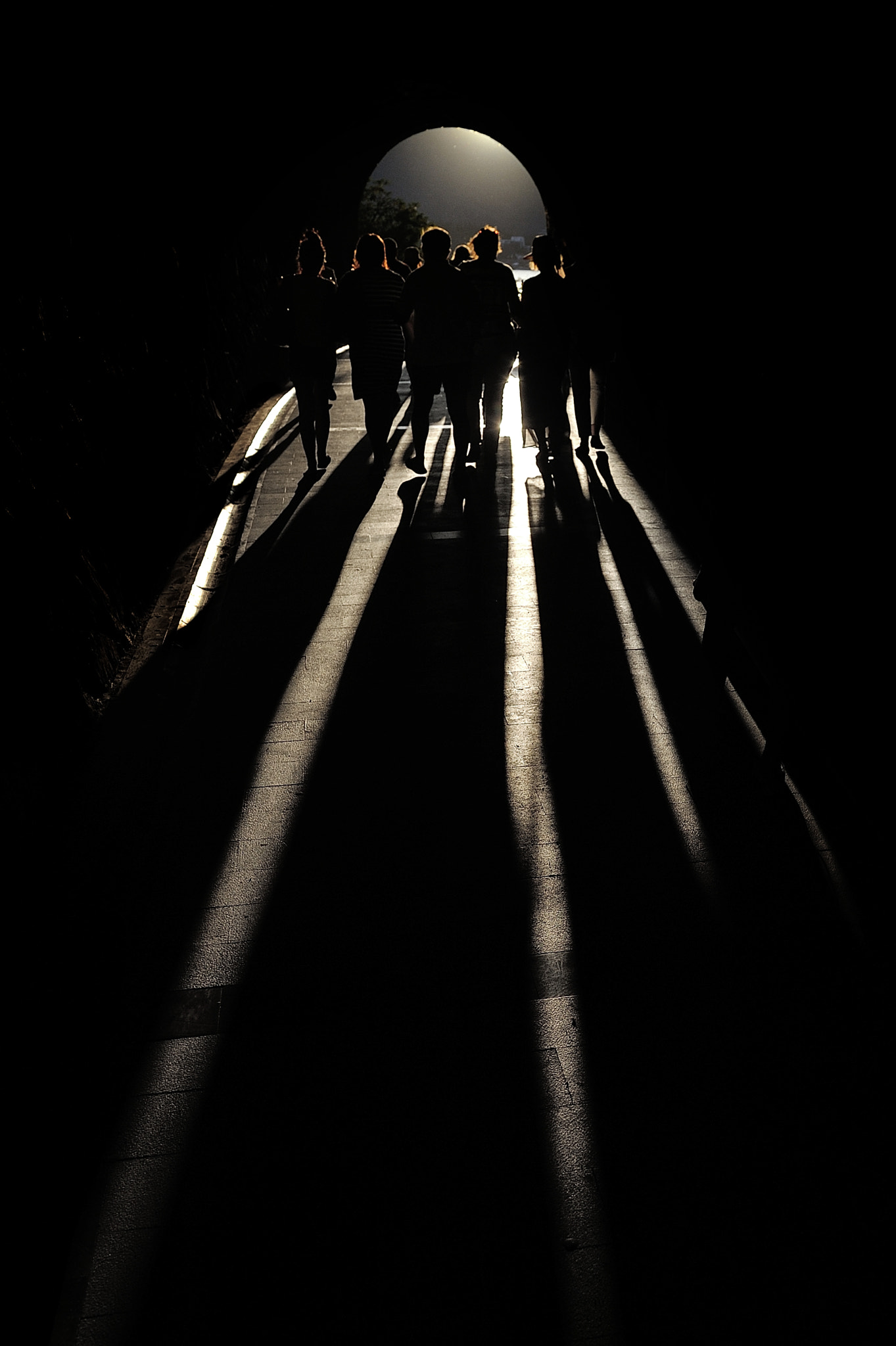 Nikon AF-S Nikkor 24-120mm F4G ED VR sample photo. A light in the end of a tunnel photography