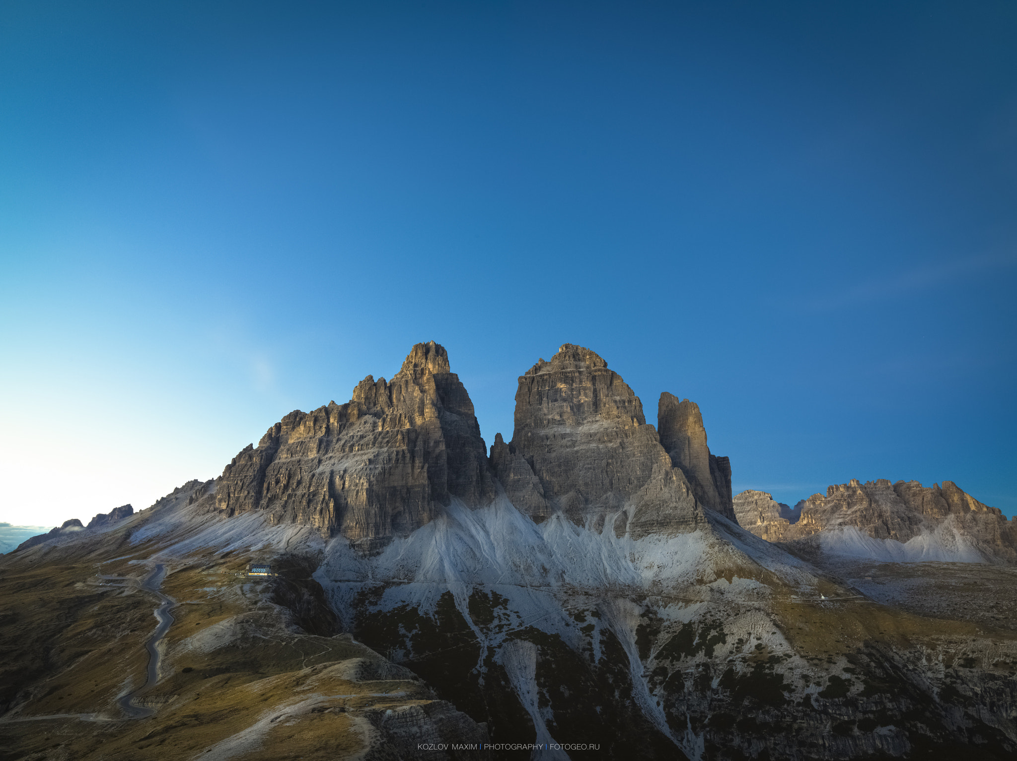 HCD 28 sample photo. Mountains. auronzo di cadore. italia. photography