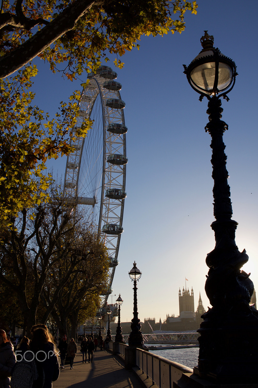 Canon EF-S 24mm F2.8 STM sample photo. London eye sunset photography