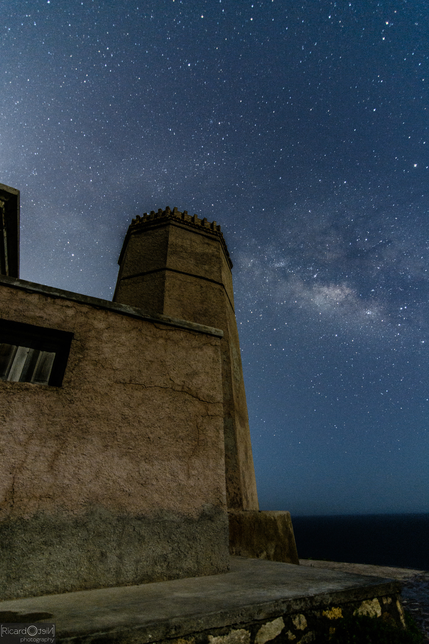 Nikon D7100 sample photo. The milky way at the old light house photography