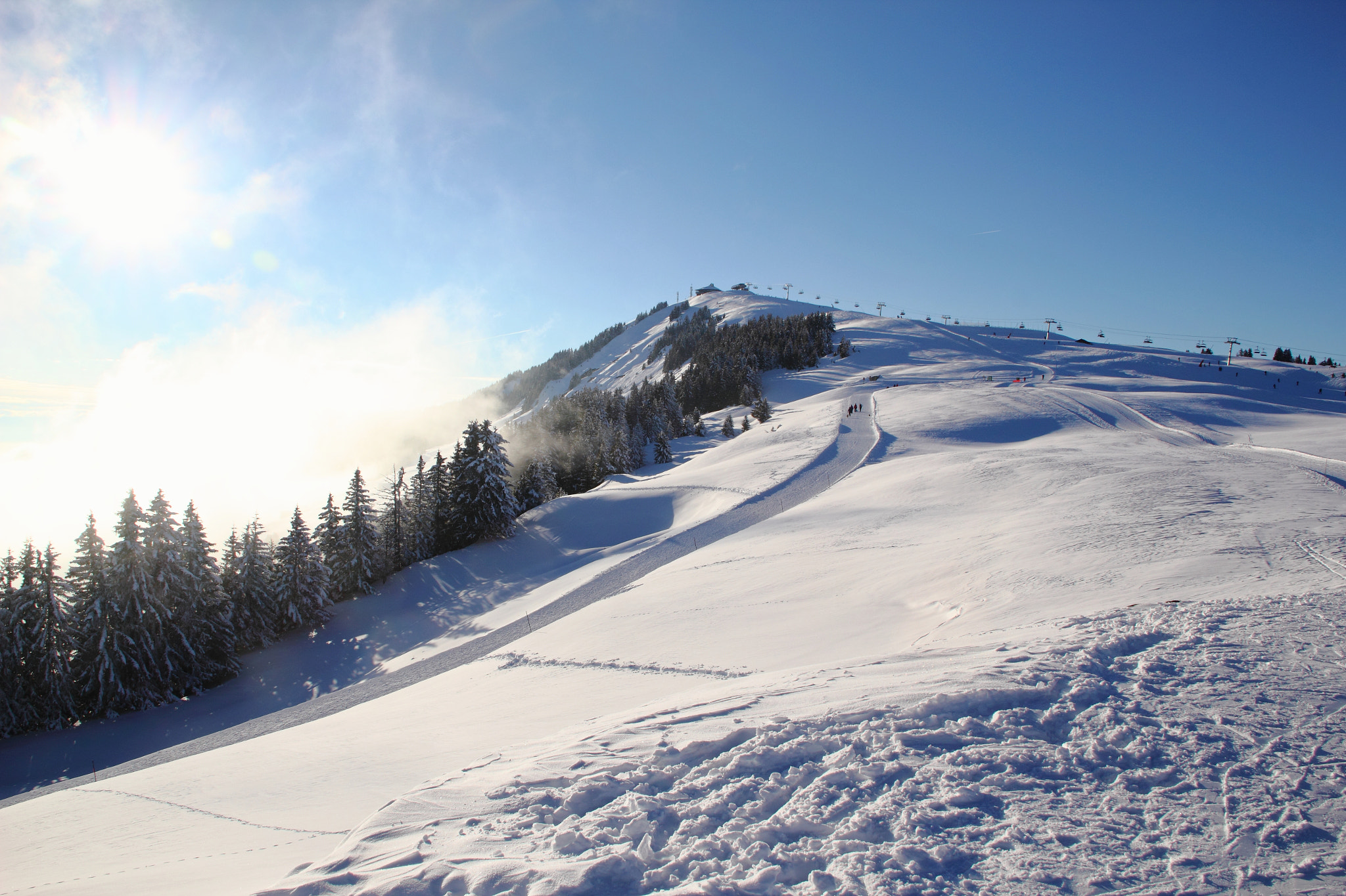 Canon 18-270mm sample photo. Skiable field of les saisies 9 photography