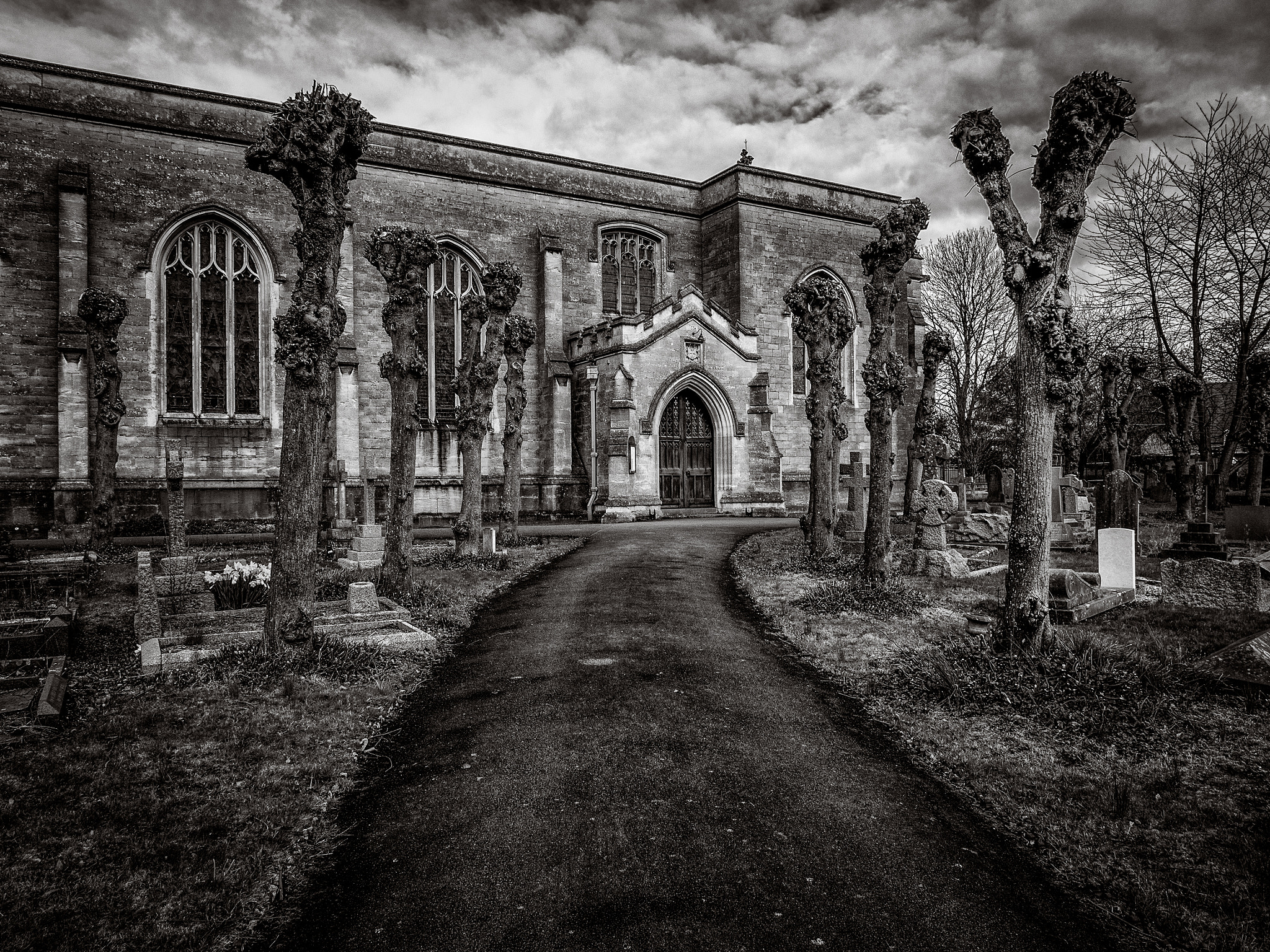 Olympus OM-D E-M5 sample photo. Bradford on avon church photography