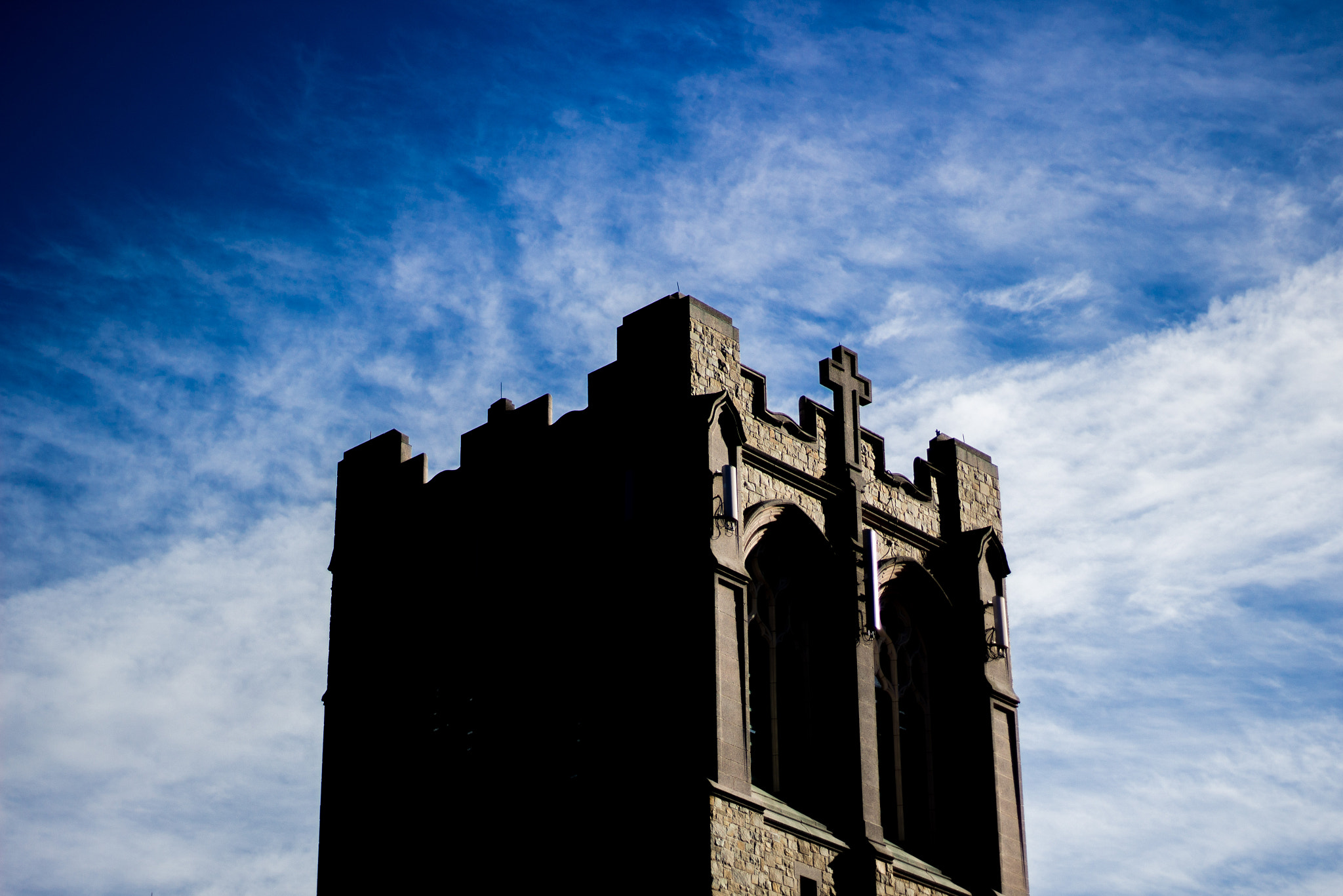 Canon EOS 100D (EOS Rebel SL1 / EOS Kiss X7) sample photo. Church shadow photography