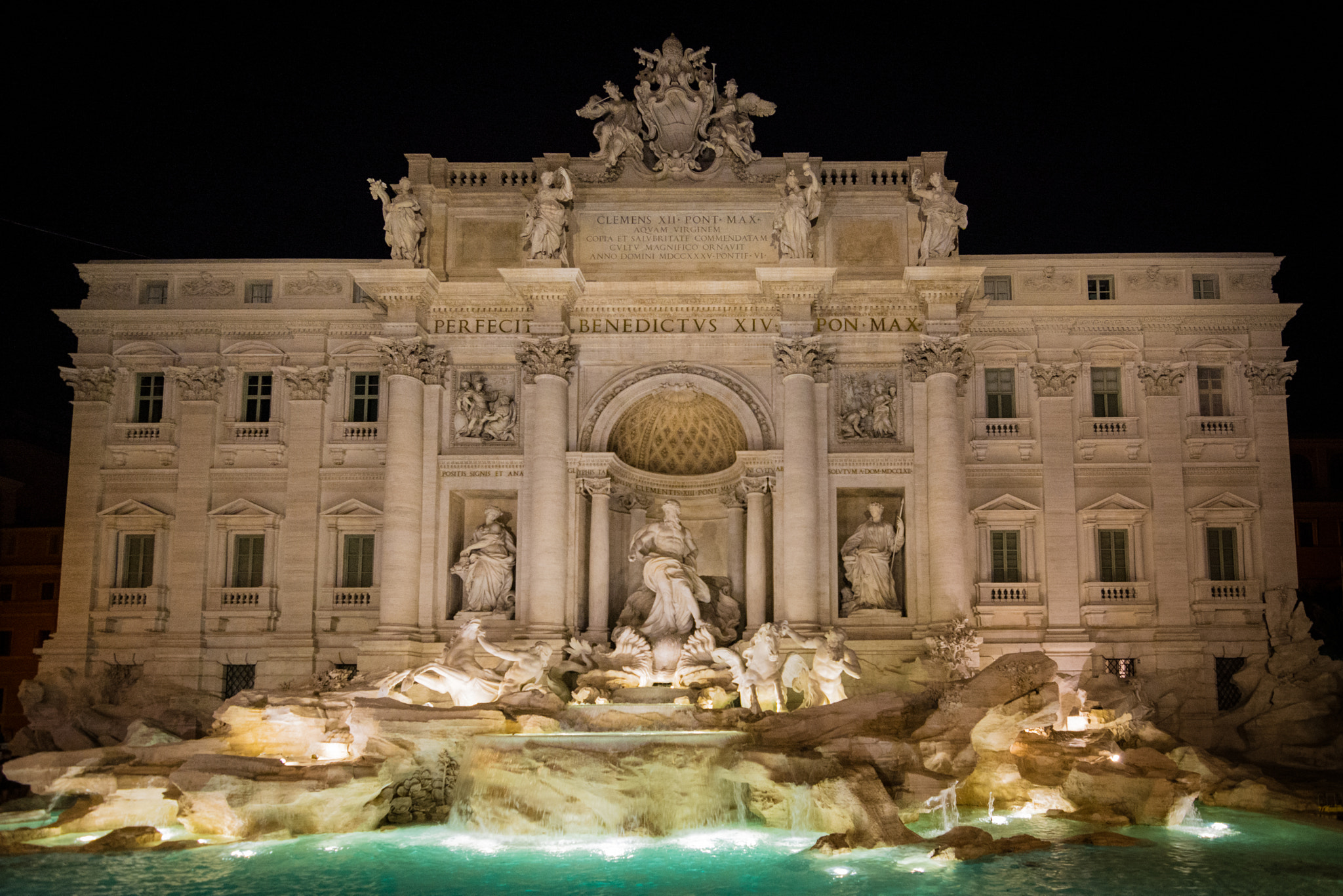 Tokina AT-X Pro 11-16mm F2.8 DX sample photo. Roma - fontana di trevi photography