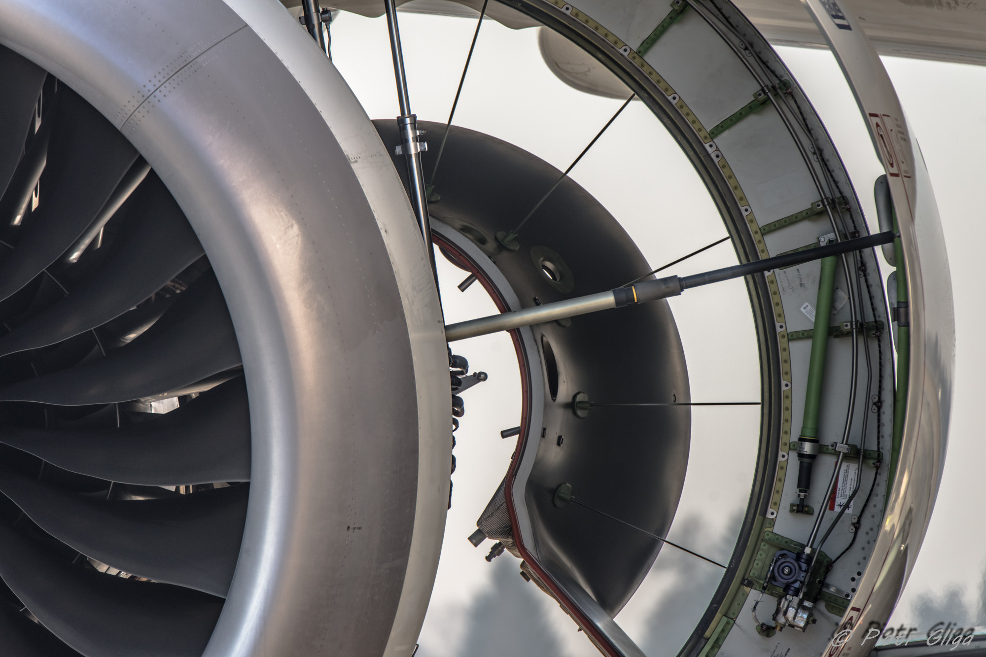 Sony a99 II sample photo. Boeing 787-8 engine rolls-royce trent 1000 photography