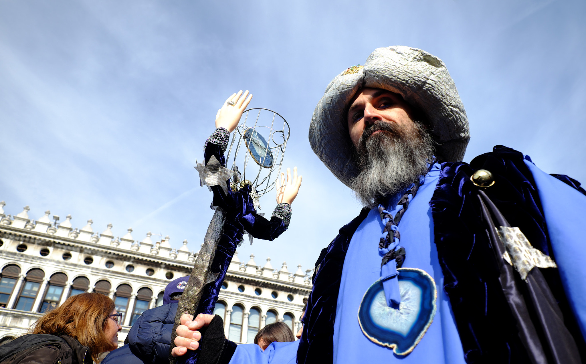 Fujifilm X-E2 sample photo. Prophecies expert @ venice carnival 2017 photography