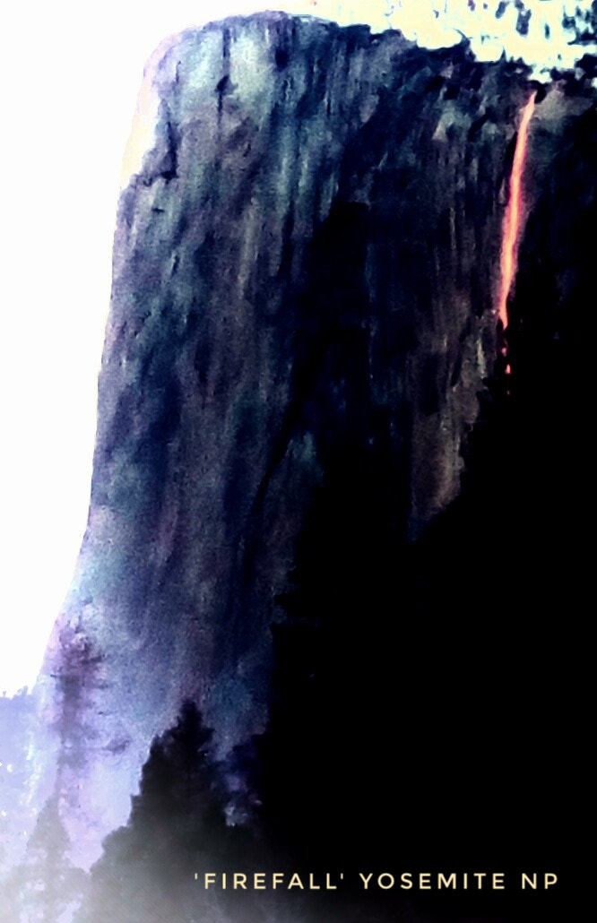 ZTE BLADE A452 sample photo. 'firefall' yosemite photography