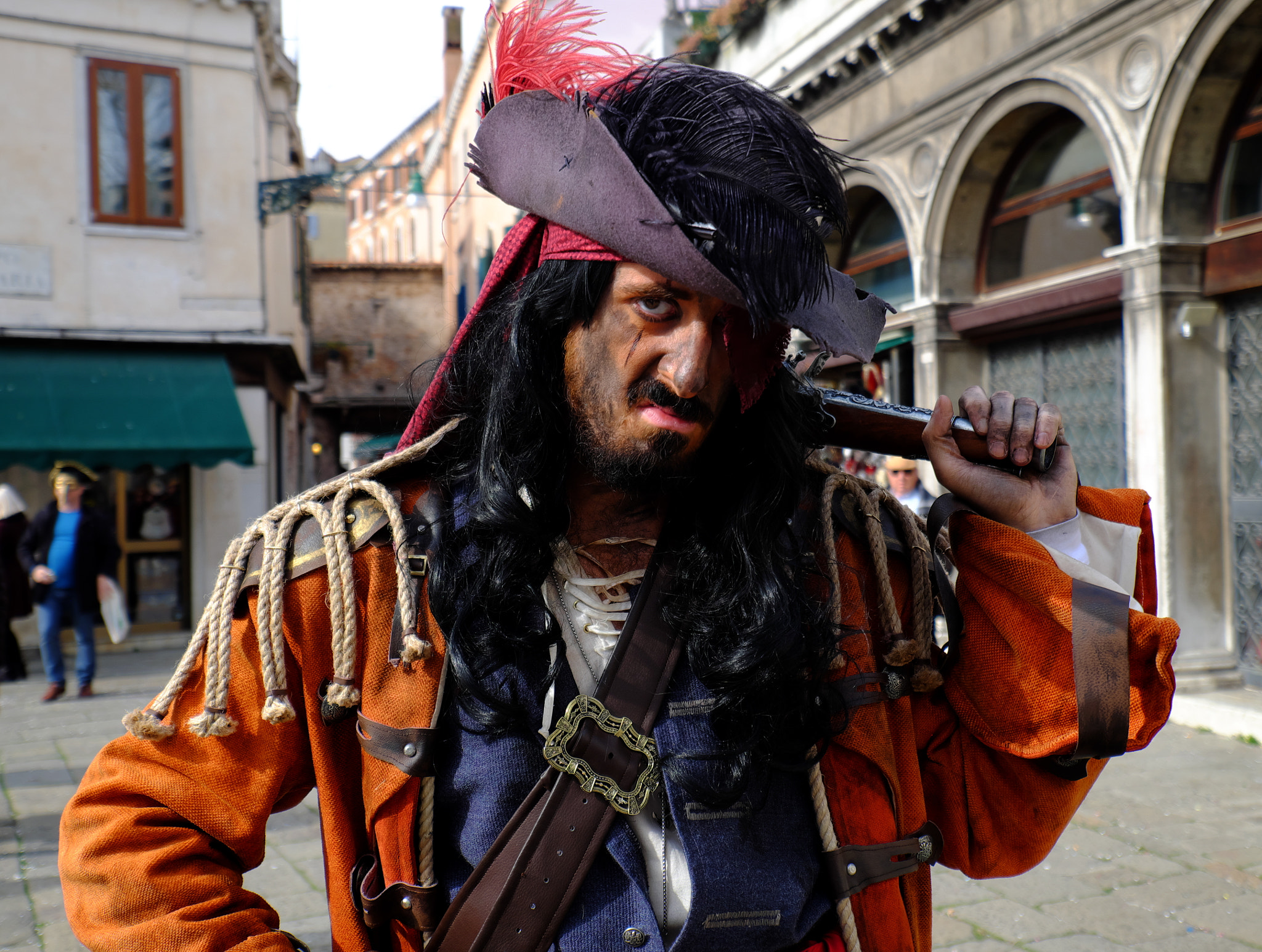 Fujifilm X-E2 + Fujifilm XF 10-24mm F4 R OIS sample photo. Pirate @ venice carnival 2017 photography