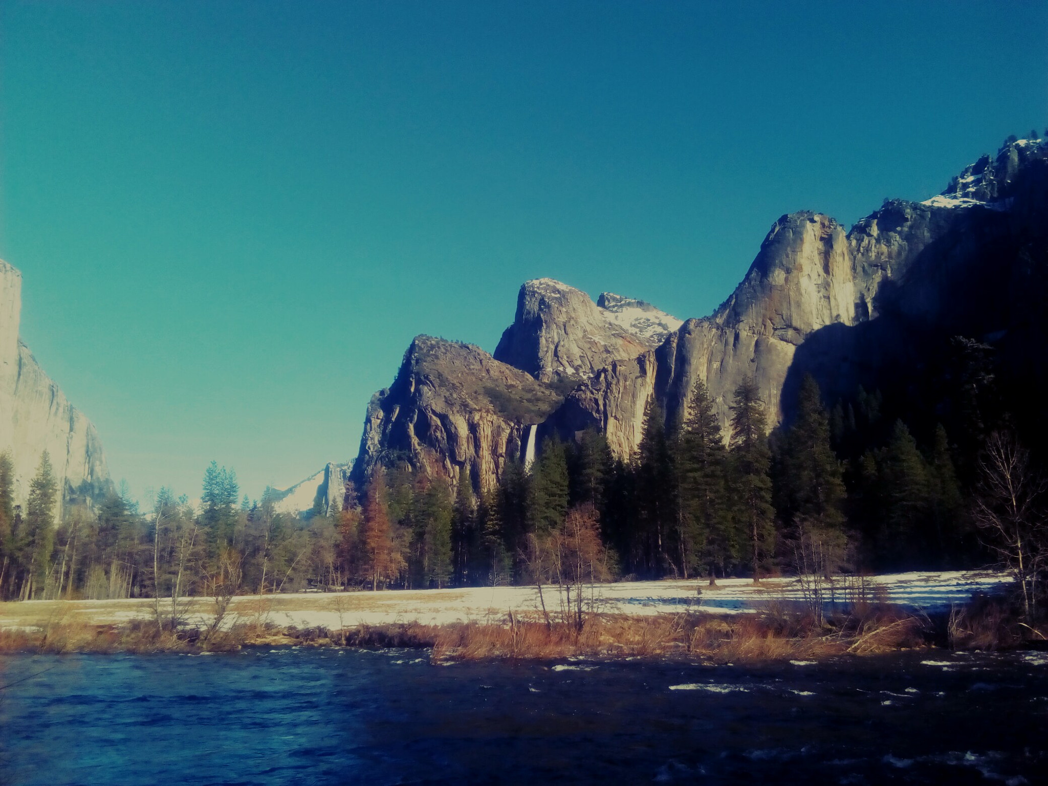 ZTE BLADE A452 sample photo. Yosemite on a sunny winterday photography