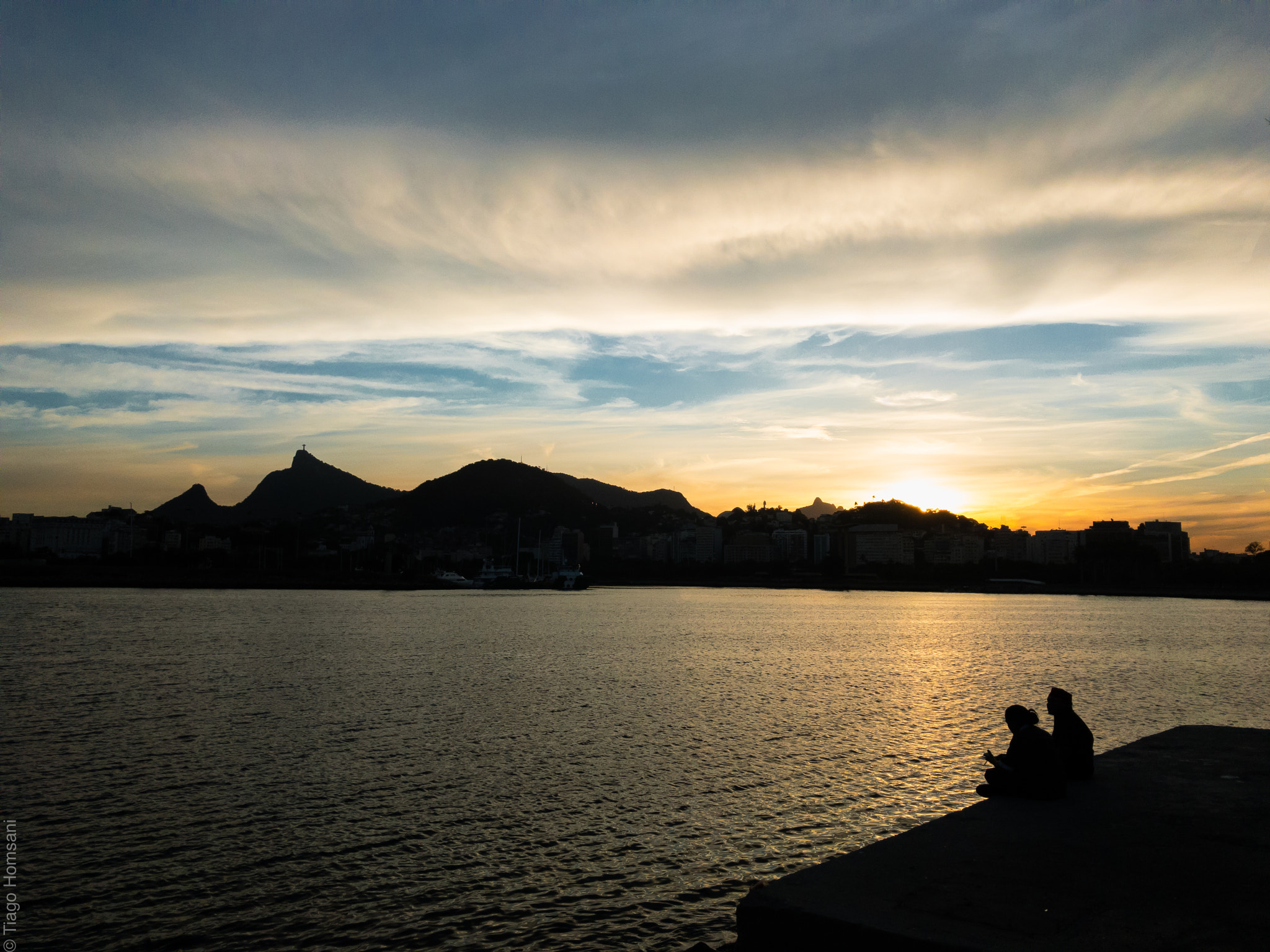 Apple iPhone + iPhone 7 Plus back camera 3.99mm f/1.8 sample photo. Sunset in rio de janeiro photography