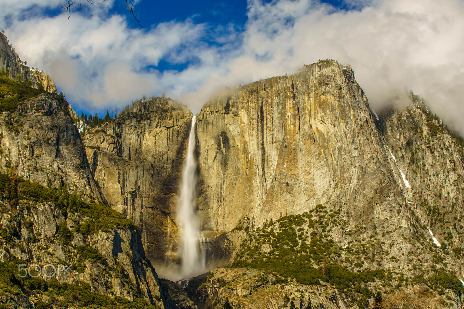 Sony a7R II + Canon EF 70-200mm F2.8L IS II USM sample photo. Yosemite waterfalls photography
