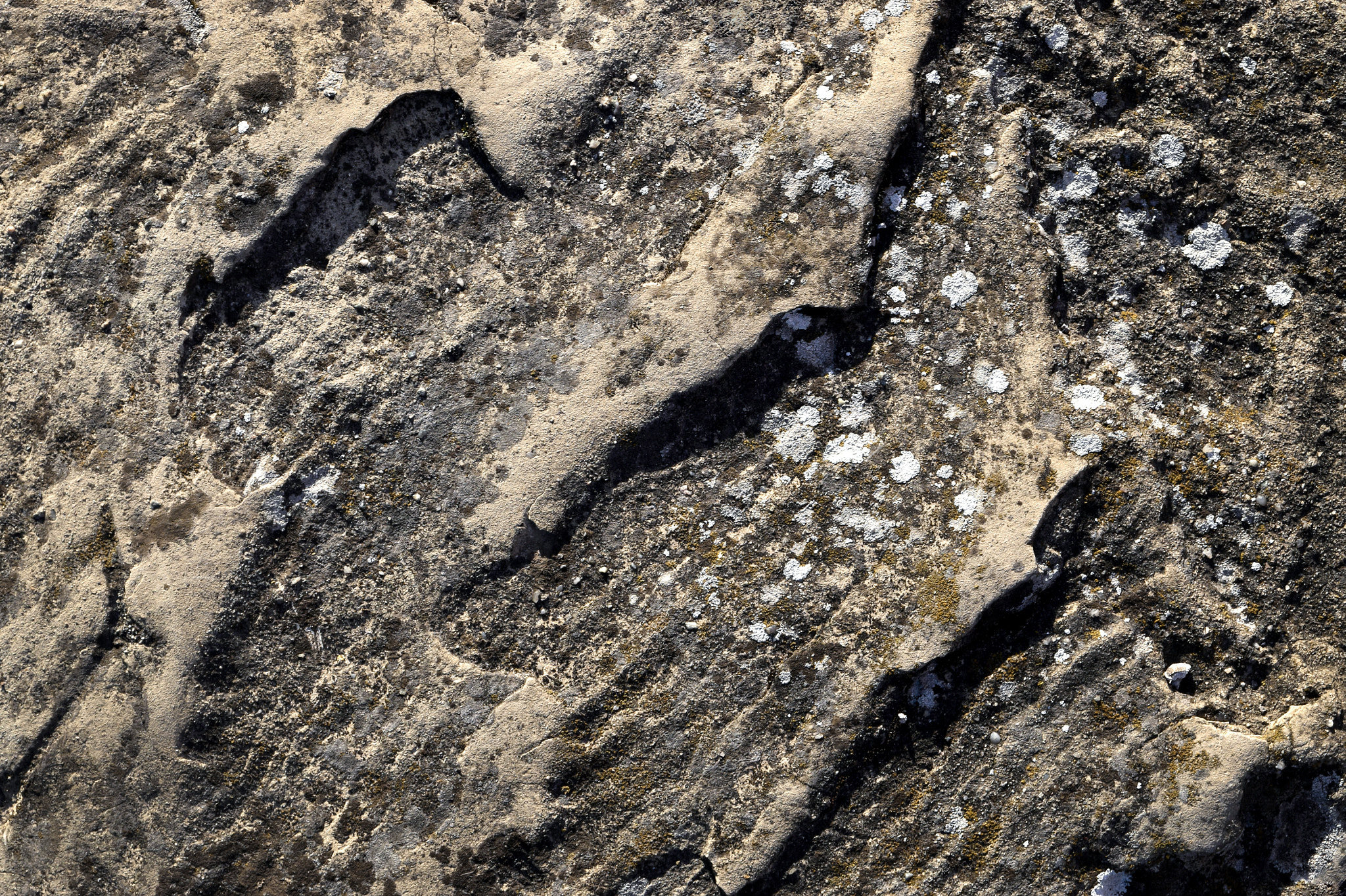 Nikon D5500 sample photo. Shadows on a block of sandstone photography