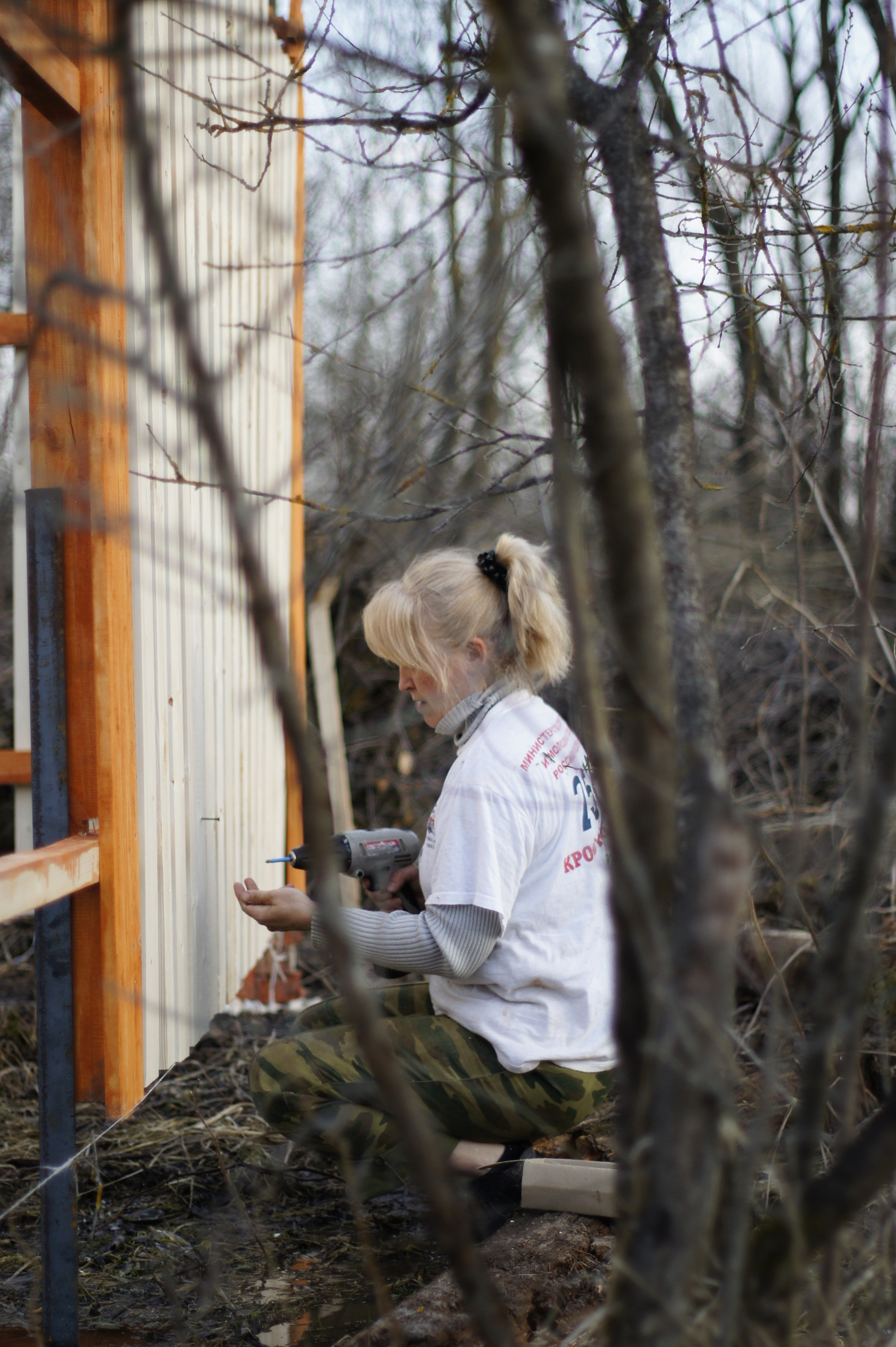 Sony SLT-A33 + Sony 50mm F1.4 sample photo. Toughest russian woman photography