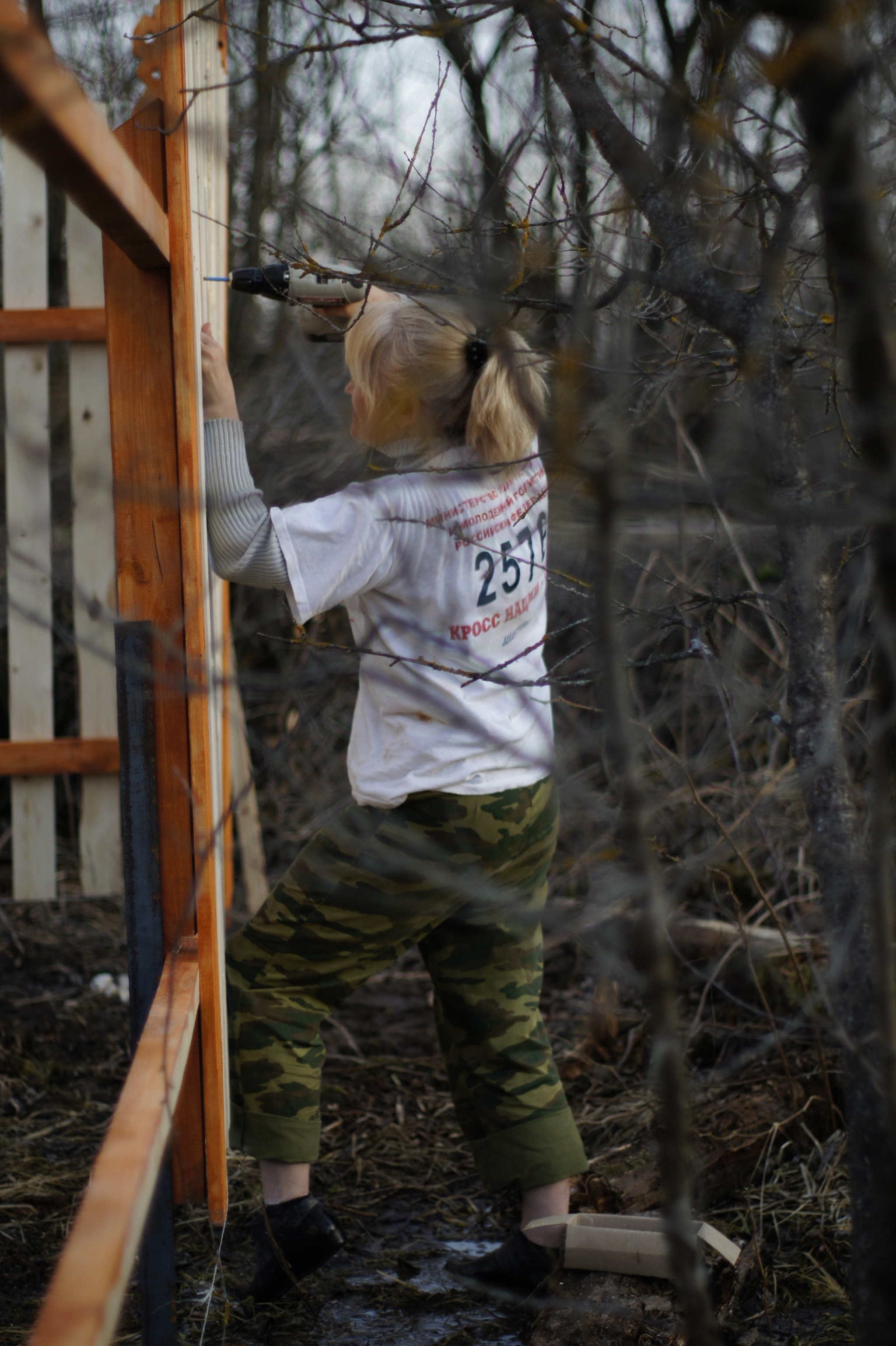 Sony SLT-A33 + Sony 50mm F1.4 sample photo. Toughest russian woman photography