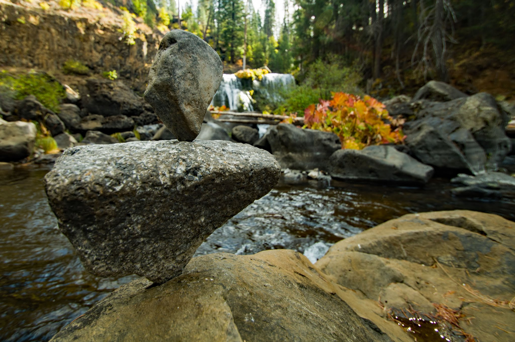 Pentax K-50 sample photo. Mccloud river falls photography