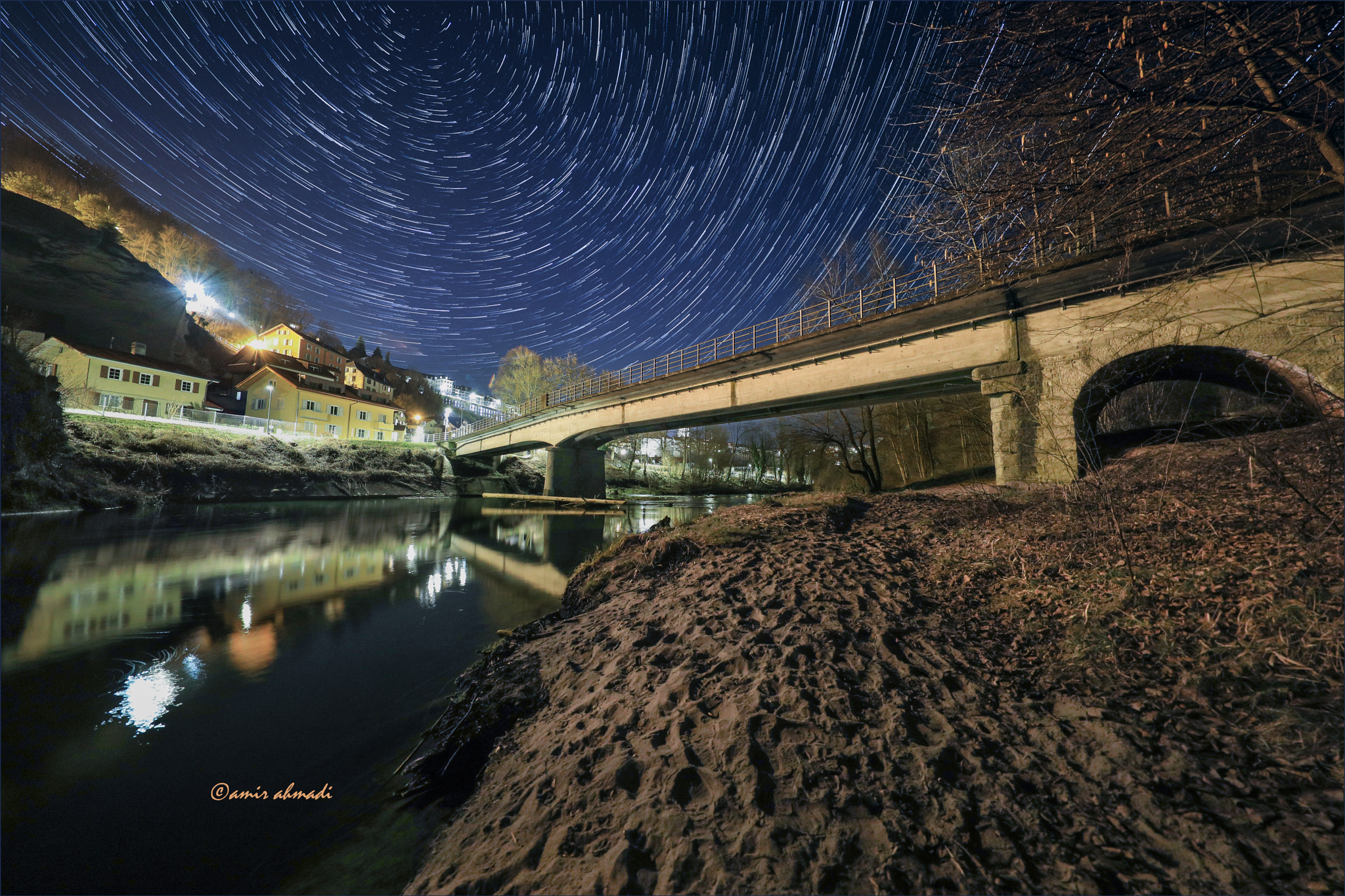 Canon EOS 5D Mark IV + Canon EF 11-24mm F4L USM sample photo. Startrails at motta bridge photography