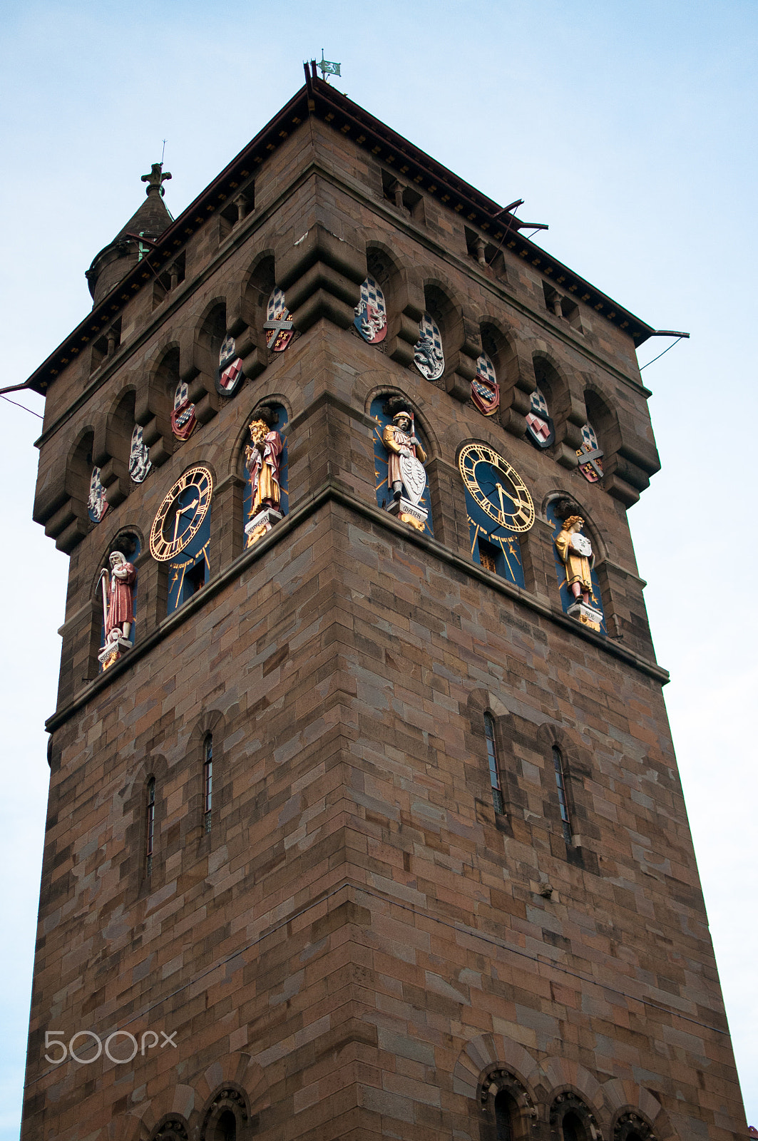 Nikon D300S + Nikon AF-S DX Nikkor 35mm F1.8G sample photo. Cardiff castle photography