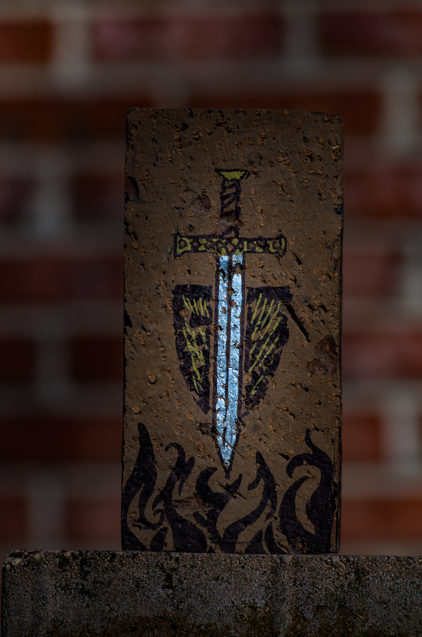 Pentax K-50 + Sigma sample photo. The sword in the stone photography