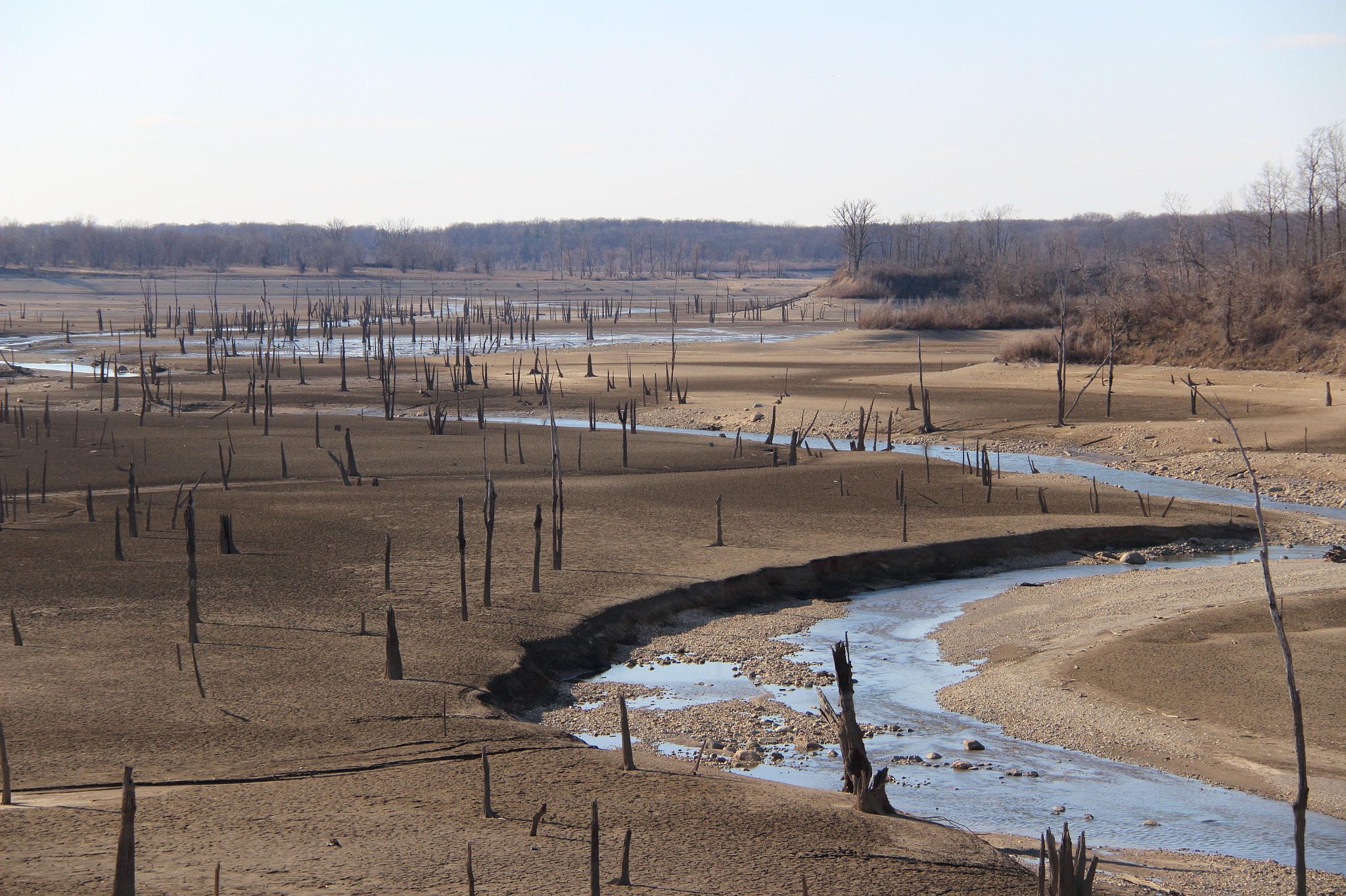 Canon EOS 100D (EOS Rebel SL1 / EOS Kiss X7) sample photo. Salamonie lake february photography